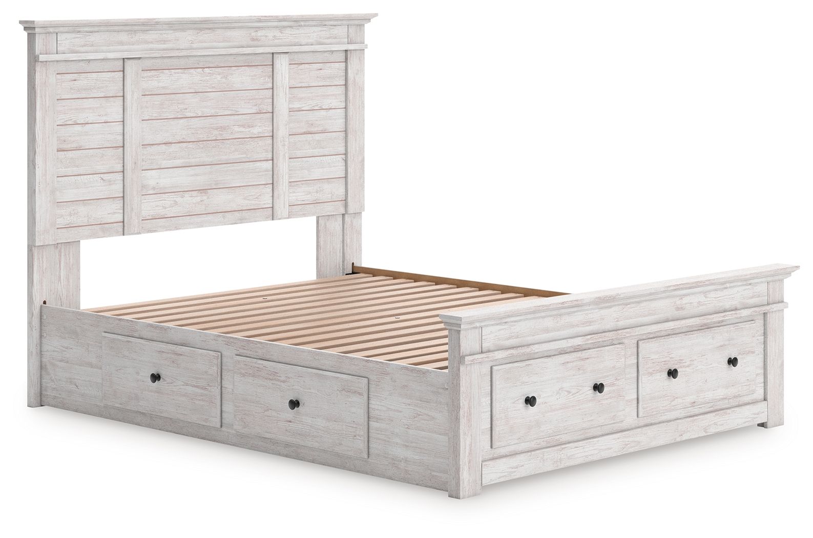 Makidern - Panel Storage Bed With 2 Under Bed Storage Units - Urban Living Furniture (Los Angeles, CA)