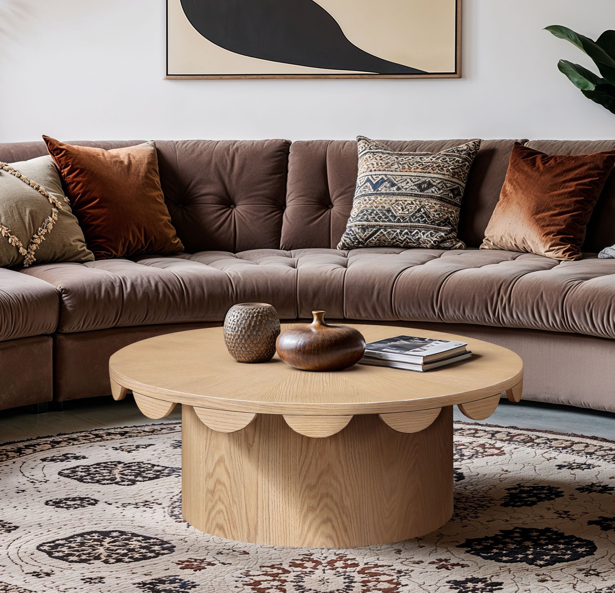 Dahlia - Oak Veneer Table - Urban Living Furniture (Los Angeles, CA)