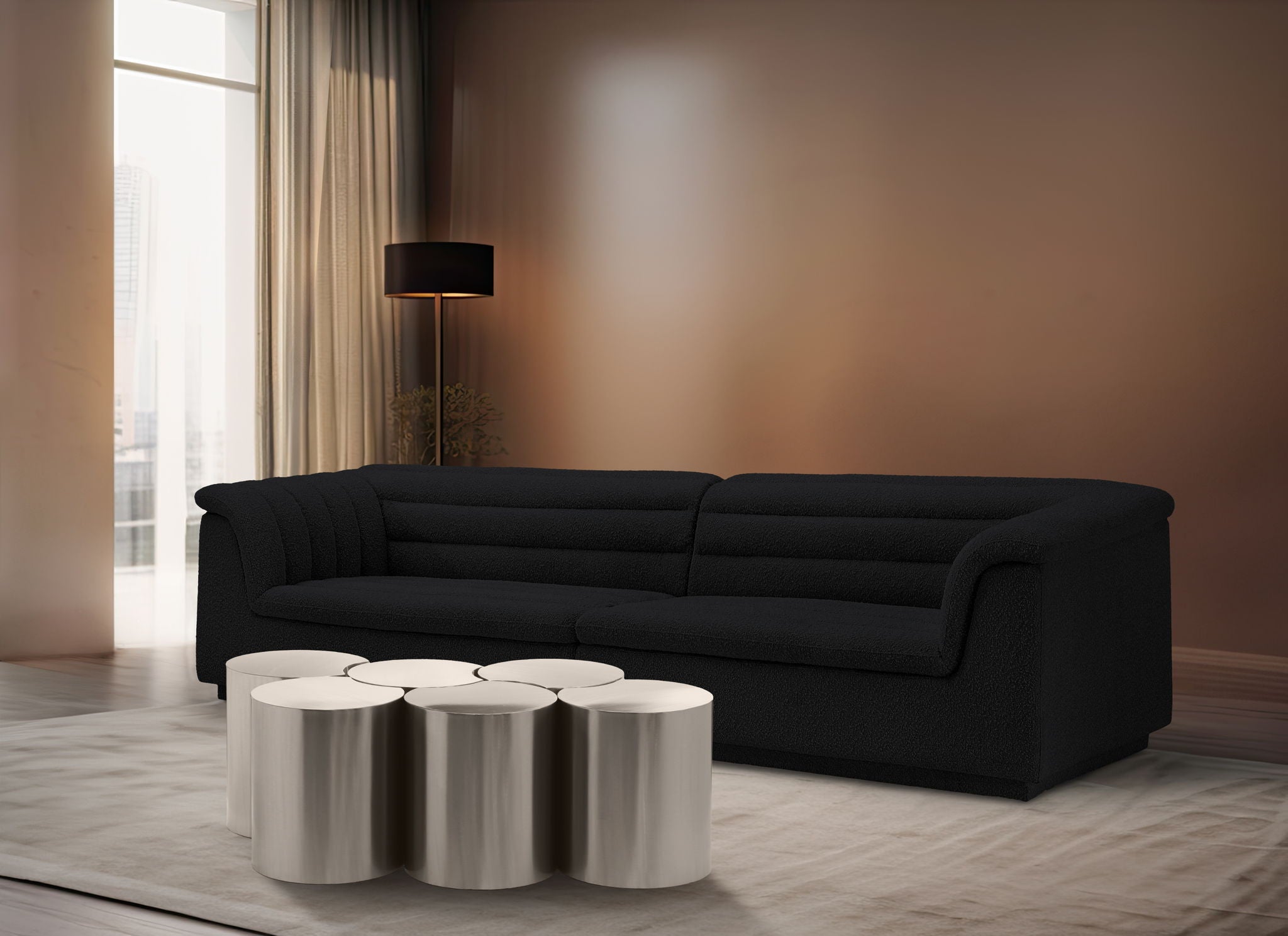 Dimple - 6 Piece Modular Coffee Table - Urban Living Furniture (Los Angeles, CA)