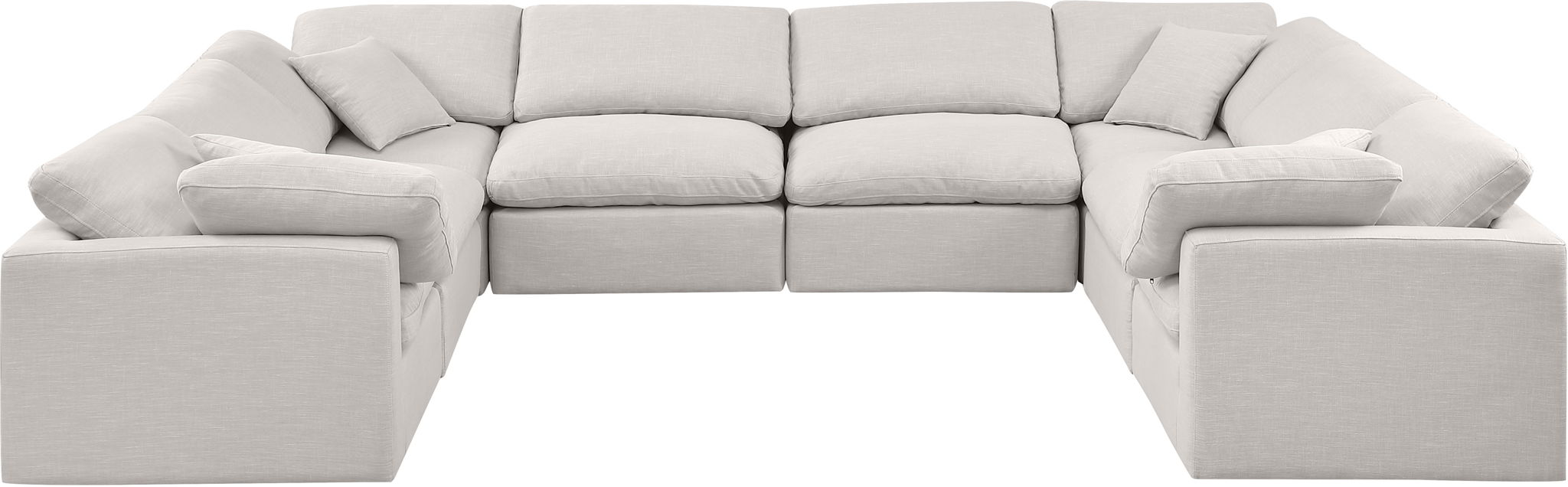 Indulge - Linen 8 Piece Modular Sectional - Urban Living Furniture (Los Angeles, CA)