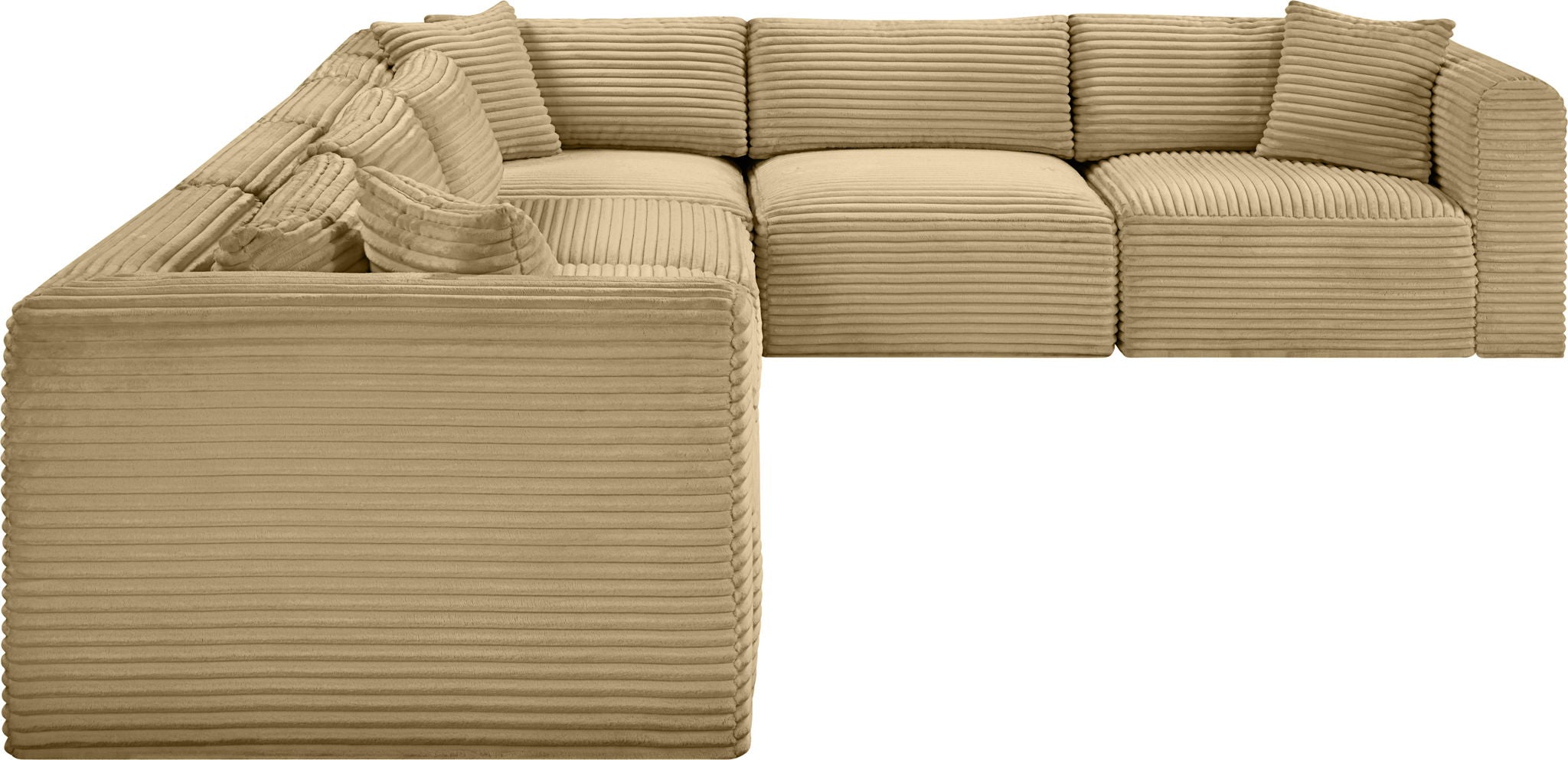 Shaggy - 6 Piece Modular Corner Sectional - Urban Living Furniture (Los Angeles, CA)