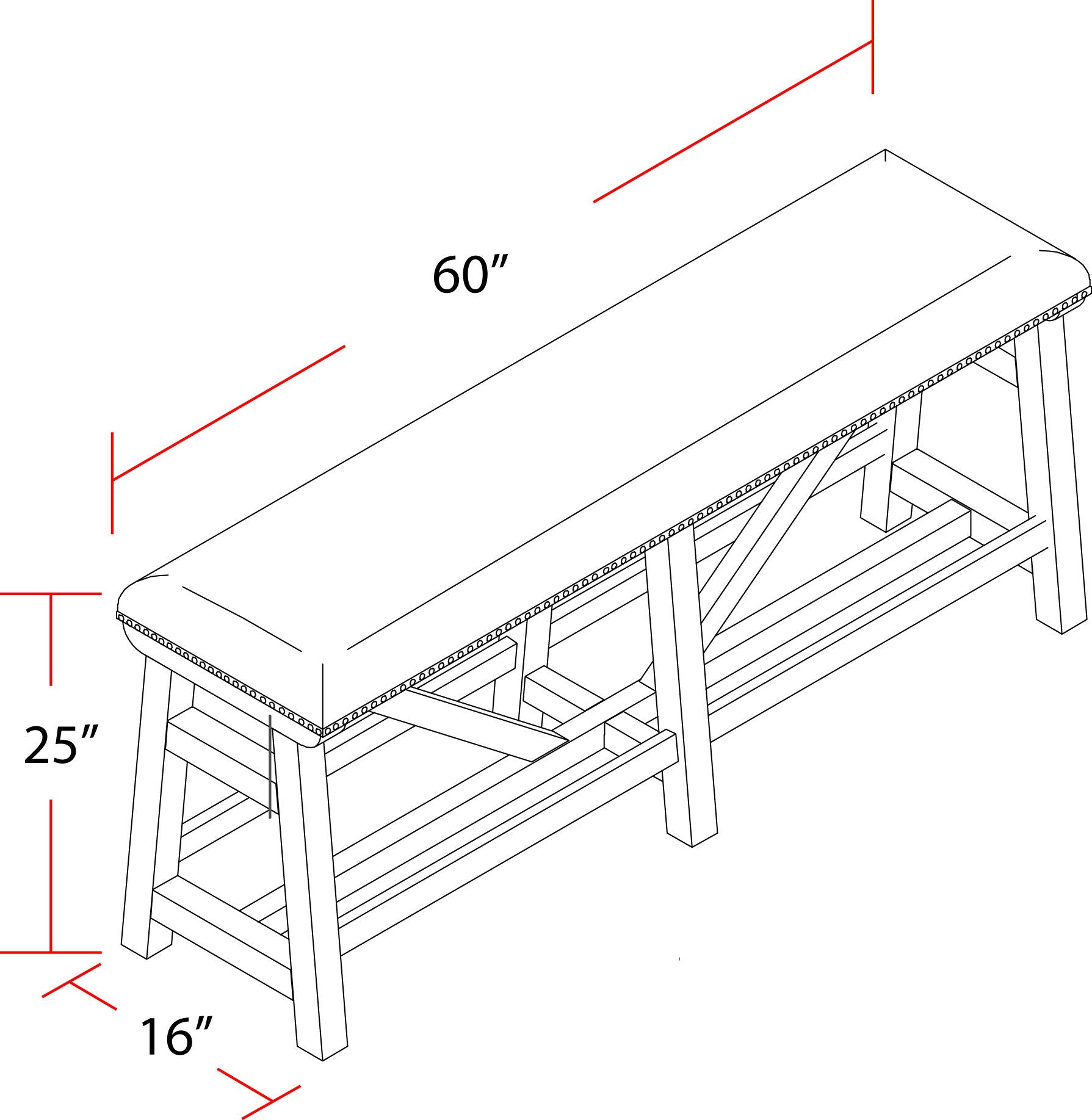 Lodge Dining - Upholstered Counter Bench - Siltstone - Urban Living Furniture (Los Angeles, CA)