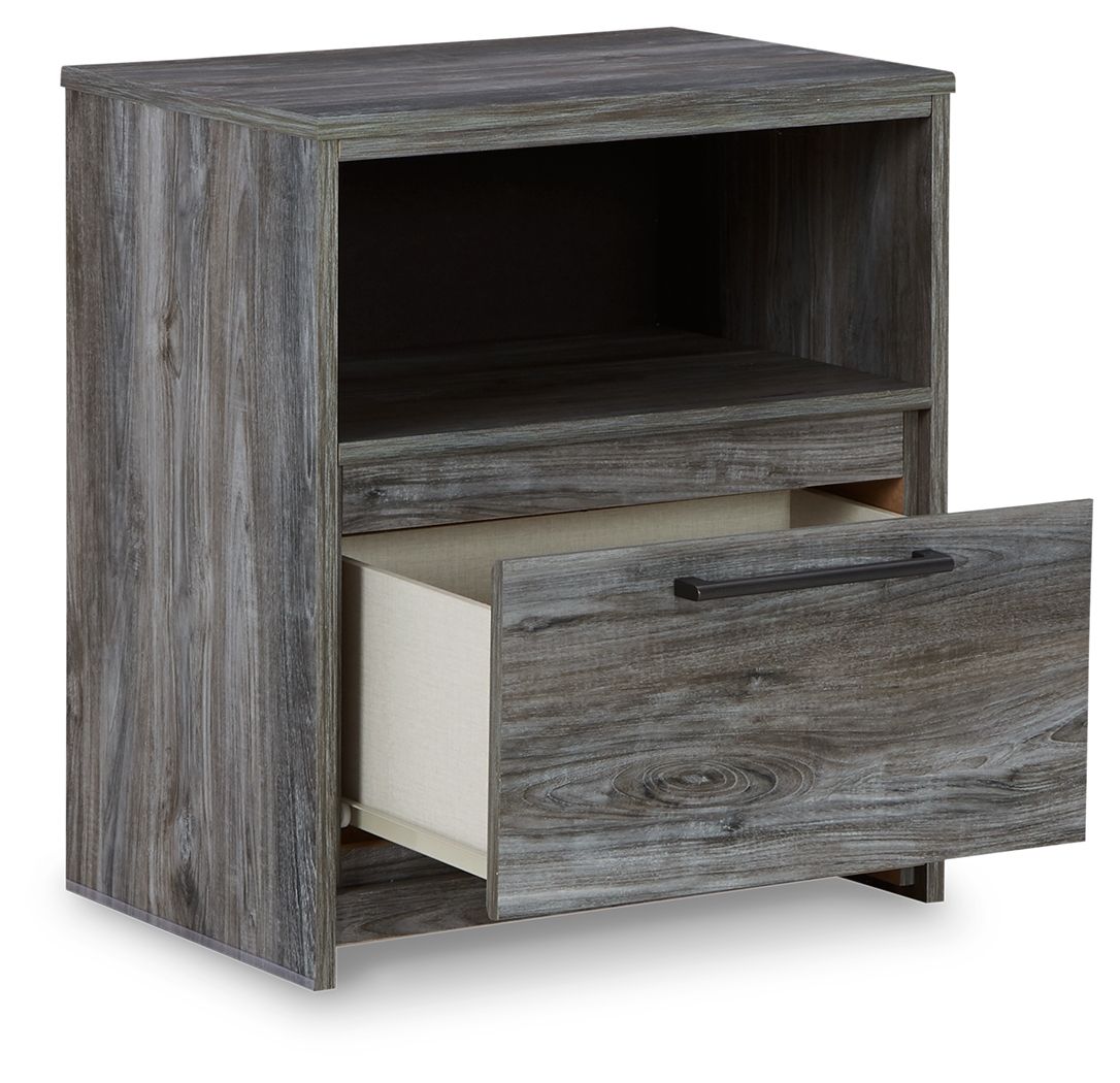 Baystorm - One Drawer Night Stand - Gray