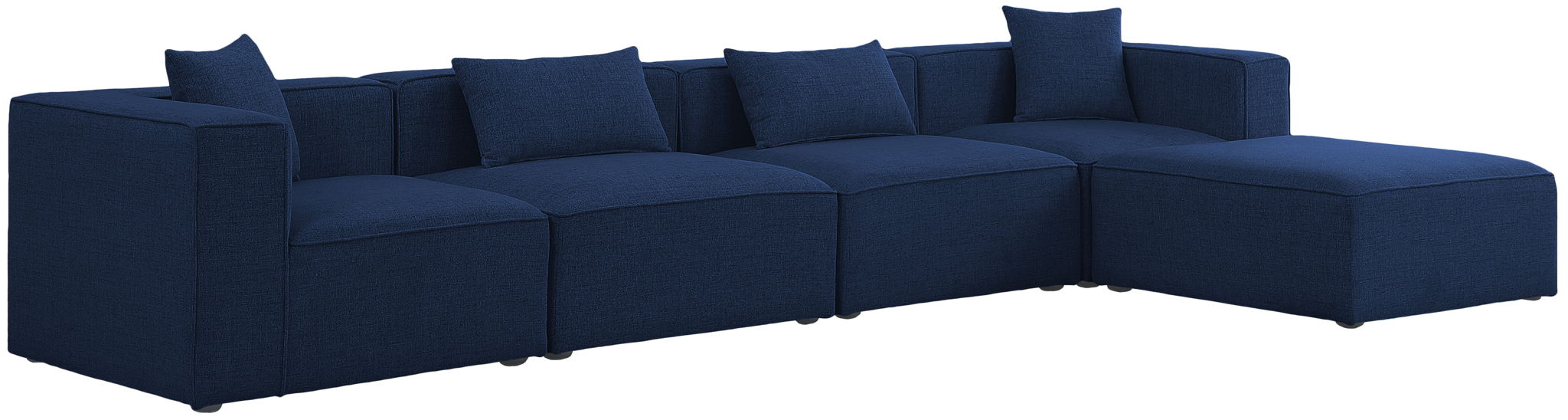 Cube - Linen 5 Piece Modular Sectional With Chaise - Urban Living Furniture (Los Angeles, CA)
