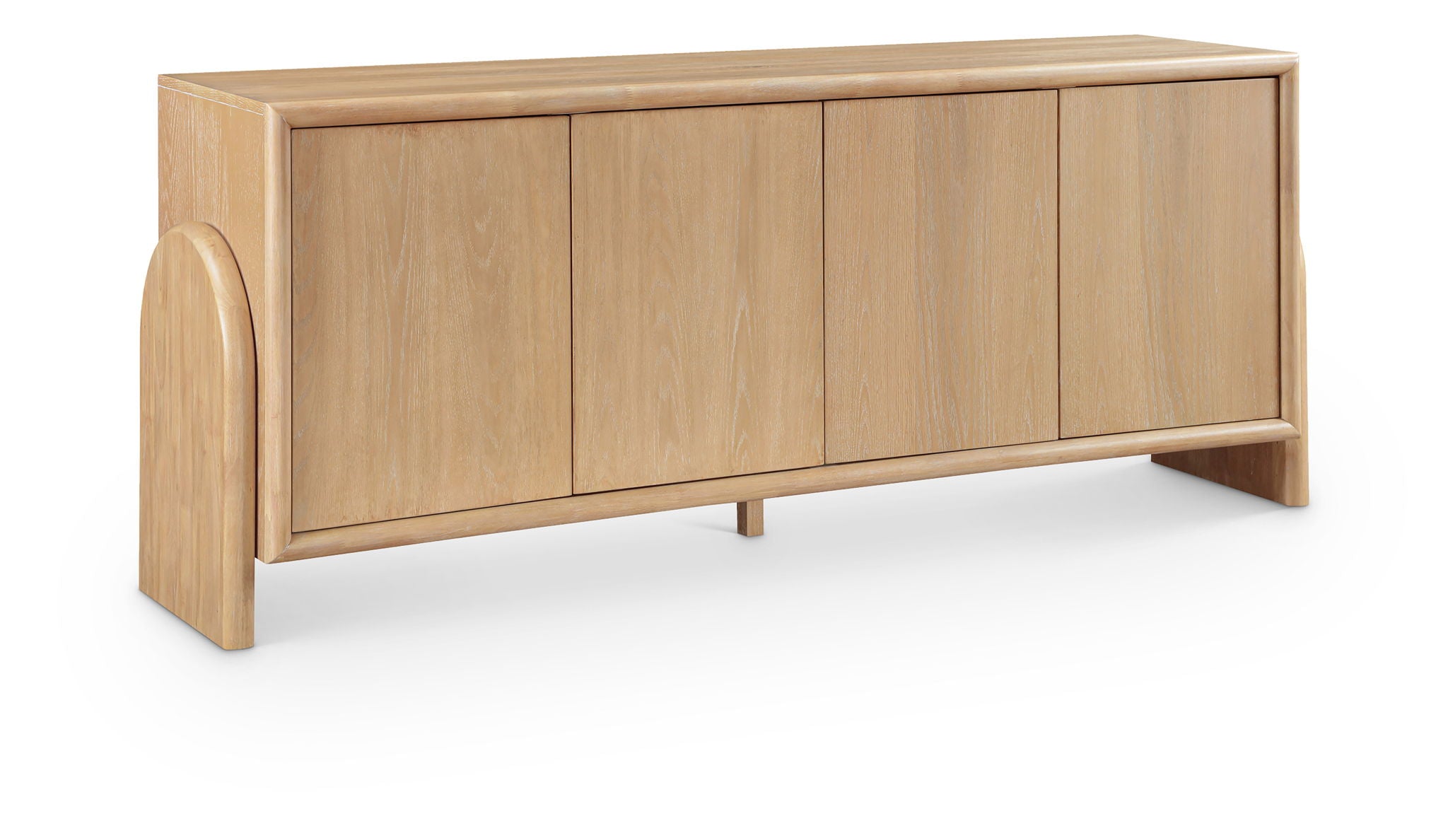 Elanor - Oak Veneer And Solid Wood Sideboard/Buffet - Urban Living Furniture (Los Angeles, CA)