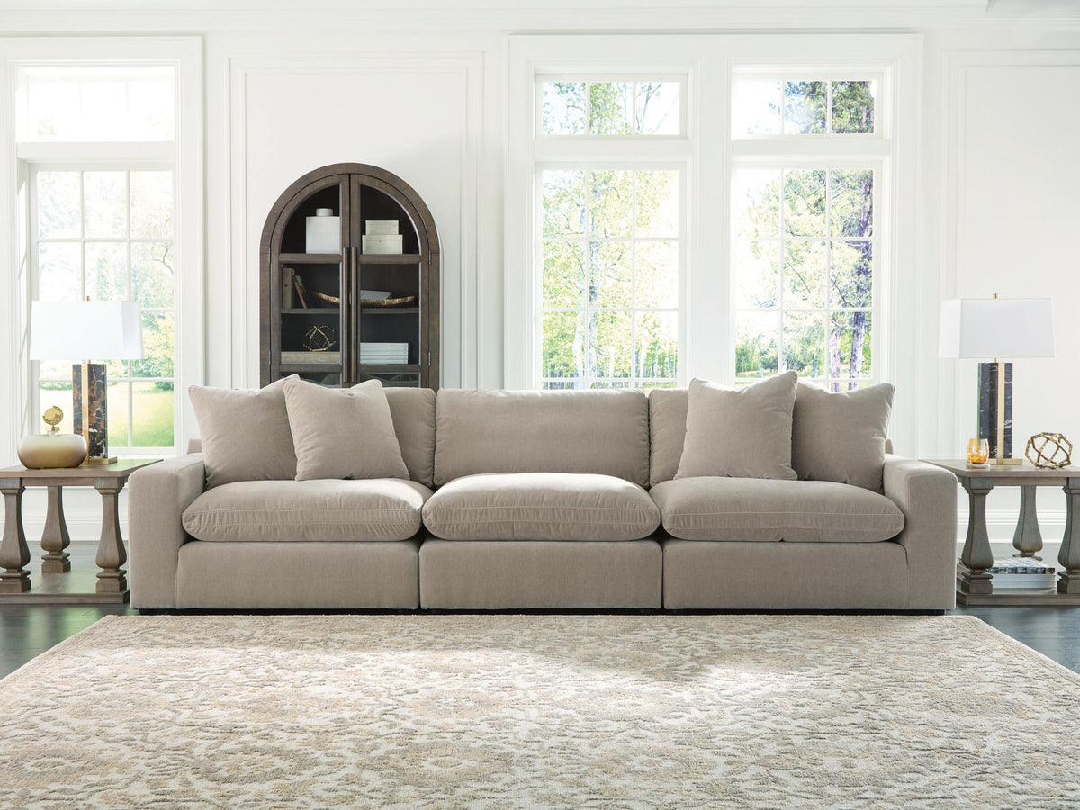 Maxton Heights - 3-Piece Sectional Sofa - Pebble