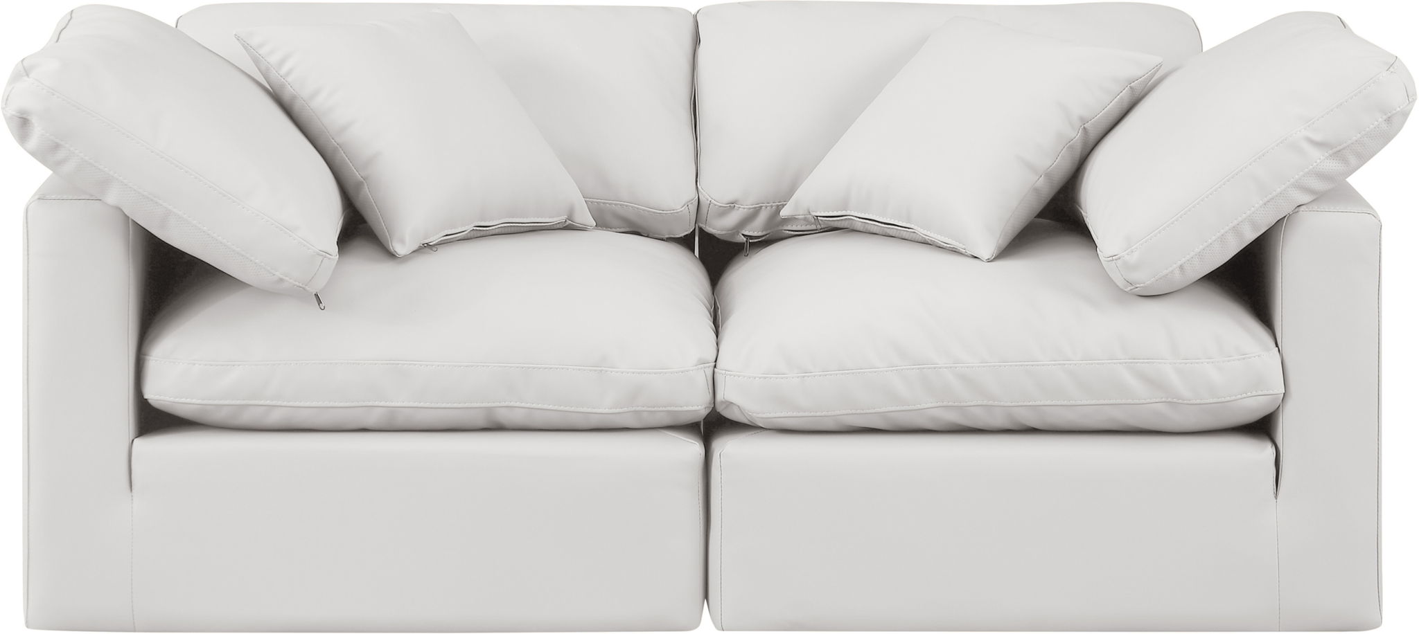 Indulge - Faux Leather 2 Seat Modular Sofa - Urban Living Furniture (Los Angeles, CA)