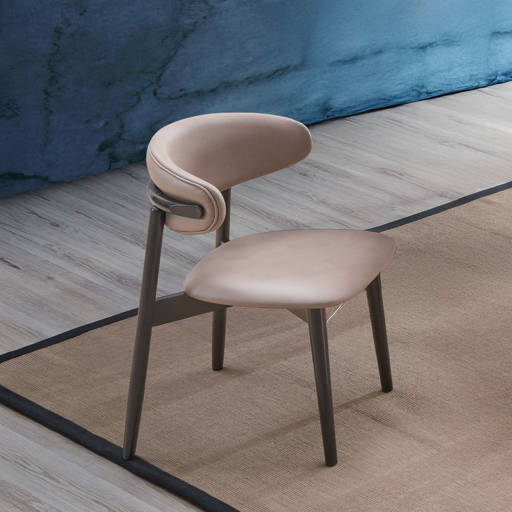 Lanae - Side Chair (Set of 2) - Coffee Polish Microfiber & Black - Urban Living Furniture (Los Angeles, CA)