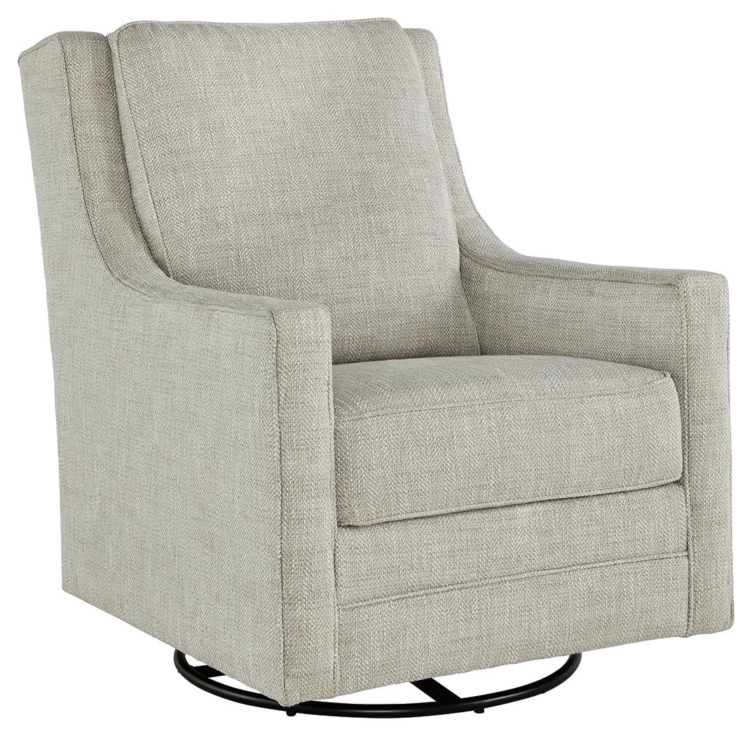 Kambria - Fog - Swivel Glider Accent Chair - Urban Living Furniture (Los Angeles, CA)