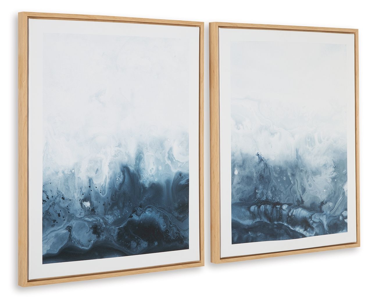Holport - Blue / White - Wall Art Set (Set of 2) - Urban Living Furniture (Los Angeles, CA)