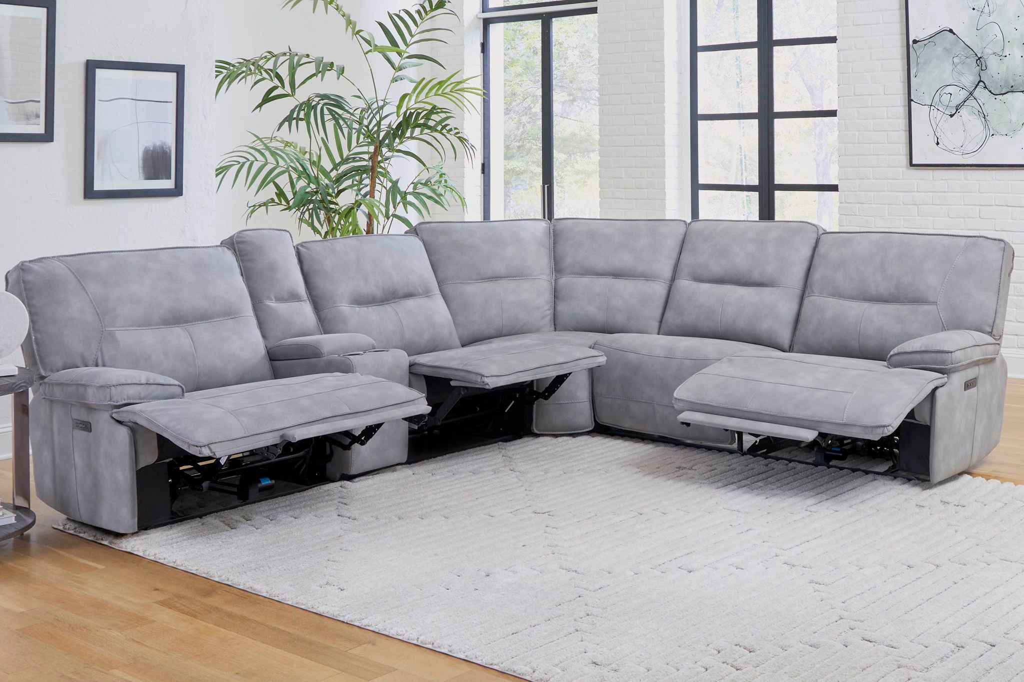 Gladiator - 6 Piece Modular Power Reclining Sectional - Urban Living Furniture (Los Angeles, CA)