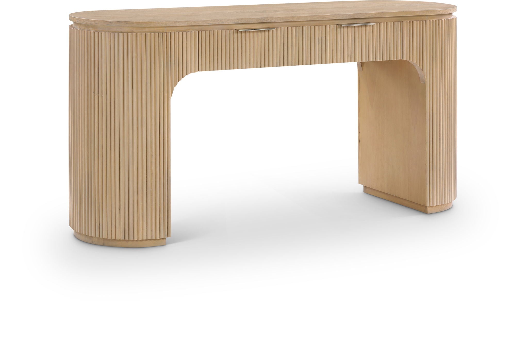 Astrid - Solid Wood And Oak Veneer Desk - Urban Living Furniture (Los Angeles, CA)