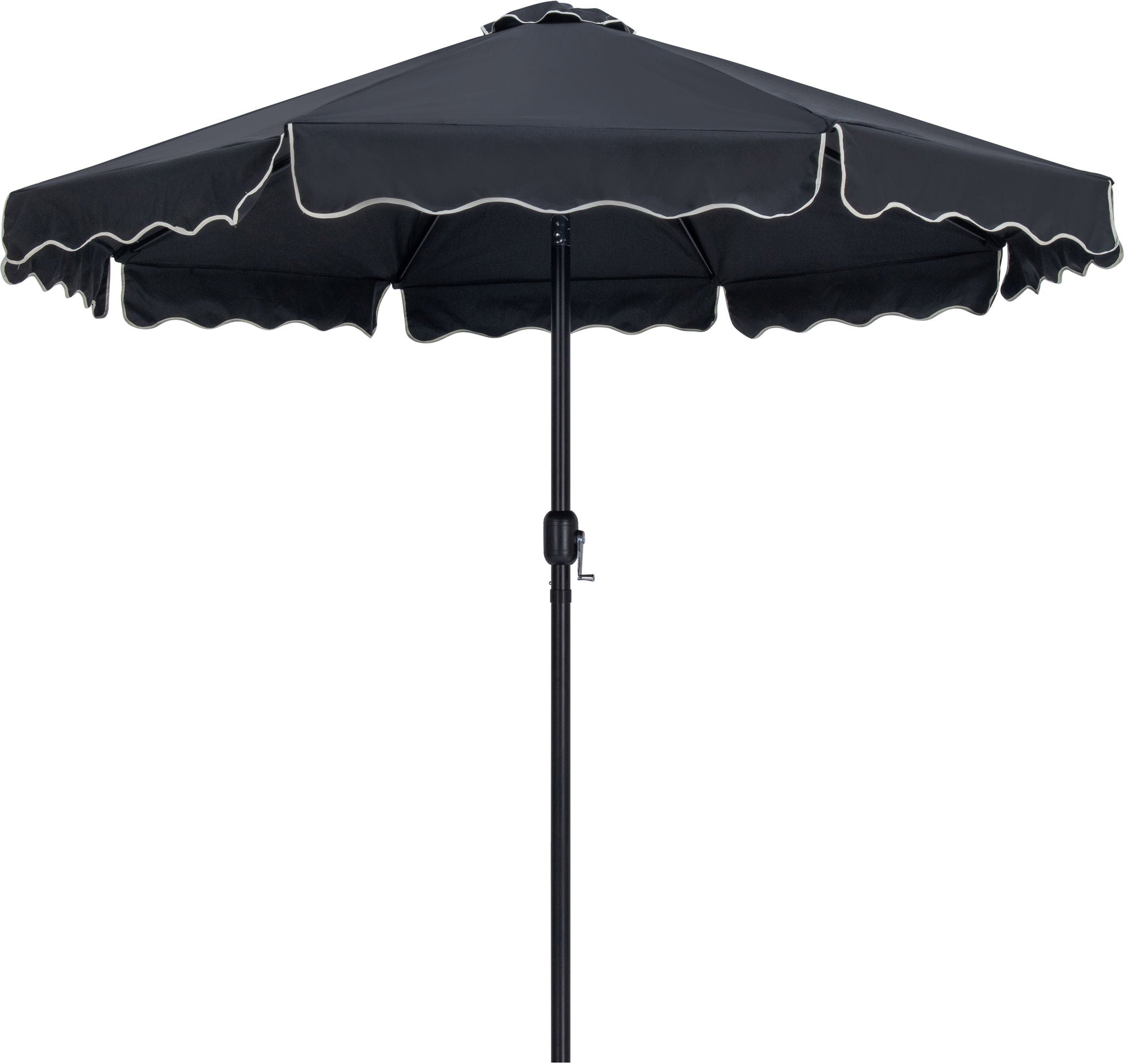 Amalfi - Aluminum Patio Umbrella - Black Base / Black Pole - Urban Living Furniture (Los Angeles, CA)
