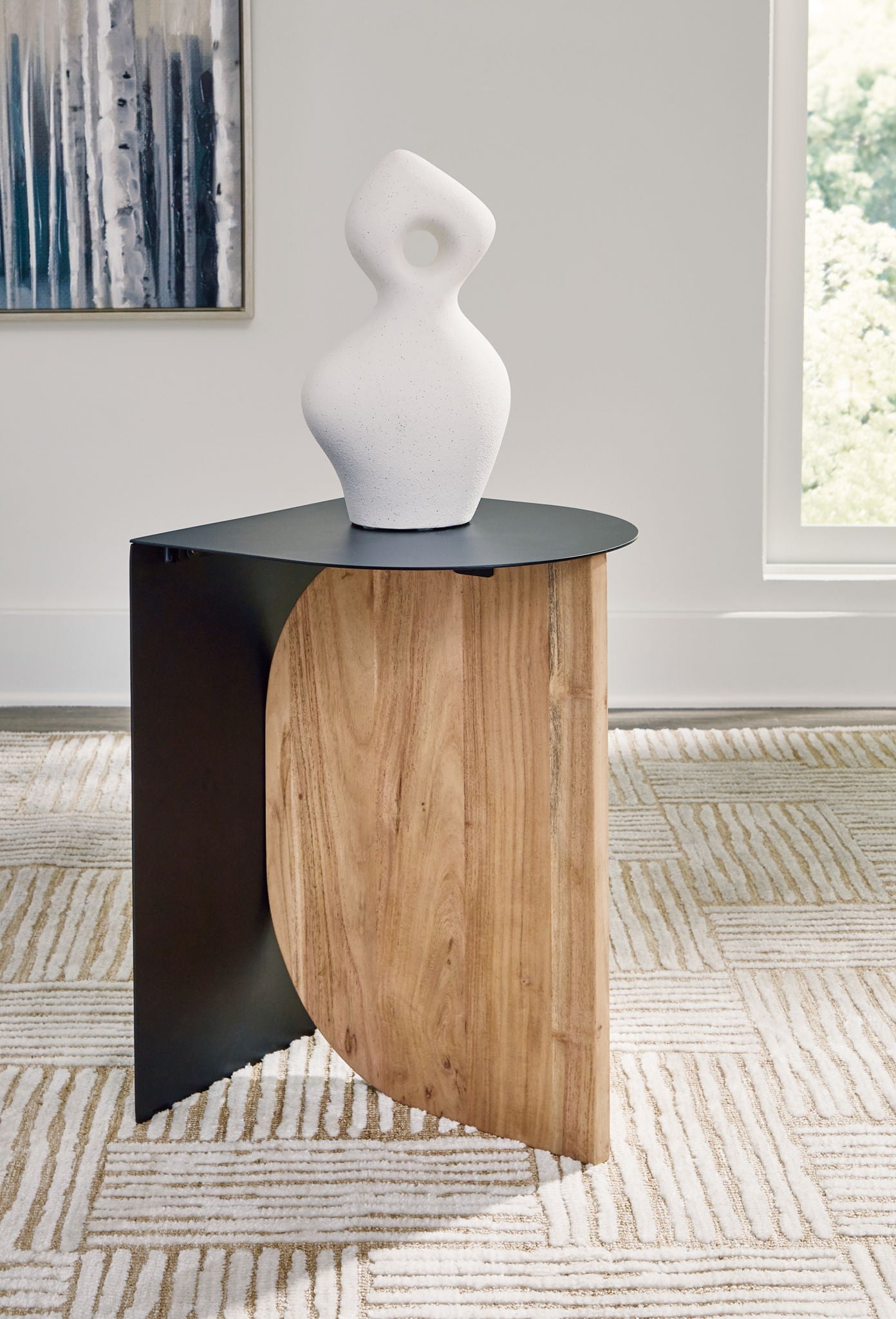 Ladgate - Black / Natural - Accent Table - Urban Living Furniture (Los Angeles, CA)