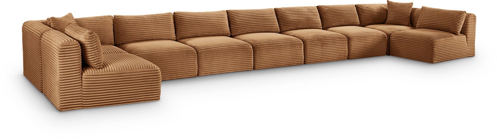 Shaggy - Fabric 9 Piece Modular Sectional - Urban Living Furniture (Los Angeles, CA)