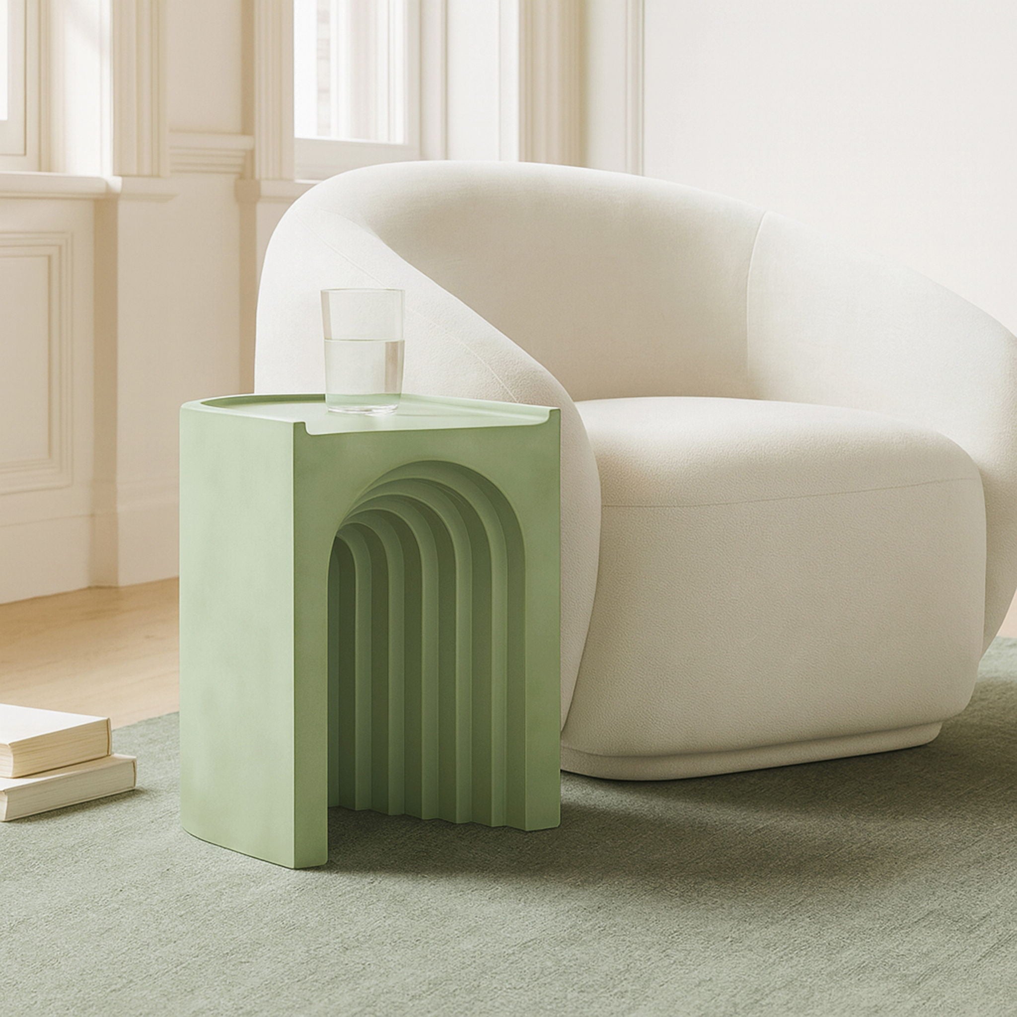 Avenda - Concrete End Table - Urban Living Furniture (Los Angeles, CA)