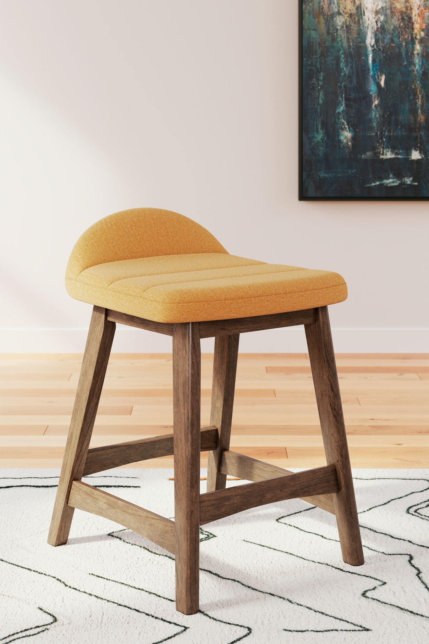 Lyncott - Upholstered Barstool (Set of 2) - Urban Living Furniture (Los Angeles, CA)