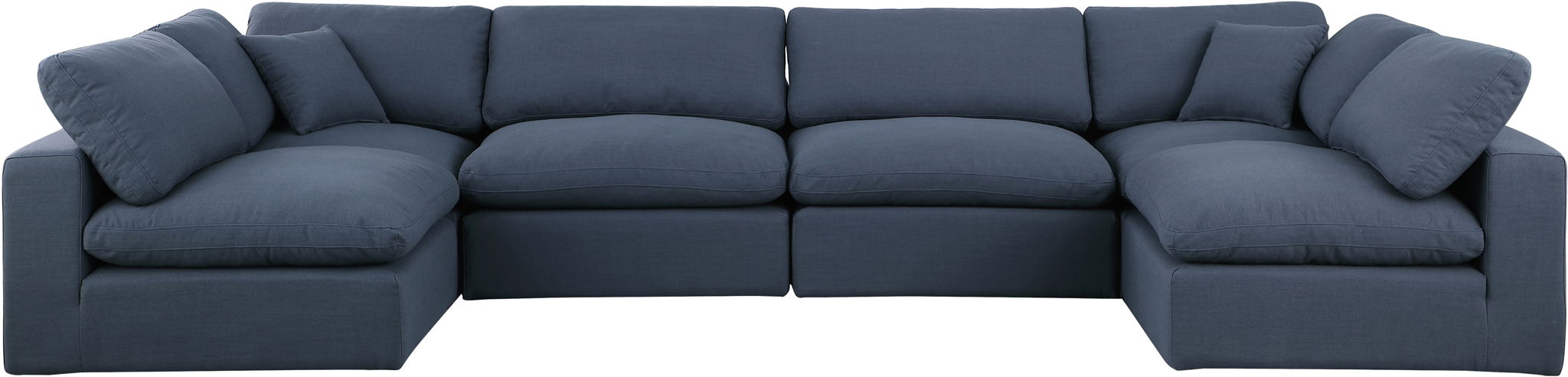 Comfy - 6 Piece Linen Modular Armless Sectional - Urban Living Furniture (Los Angeles, CA)