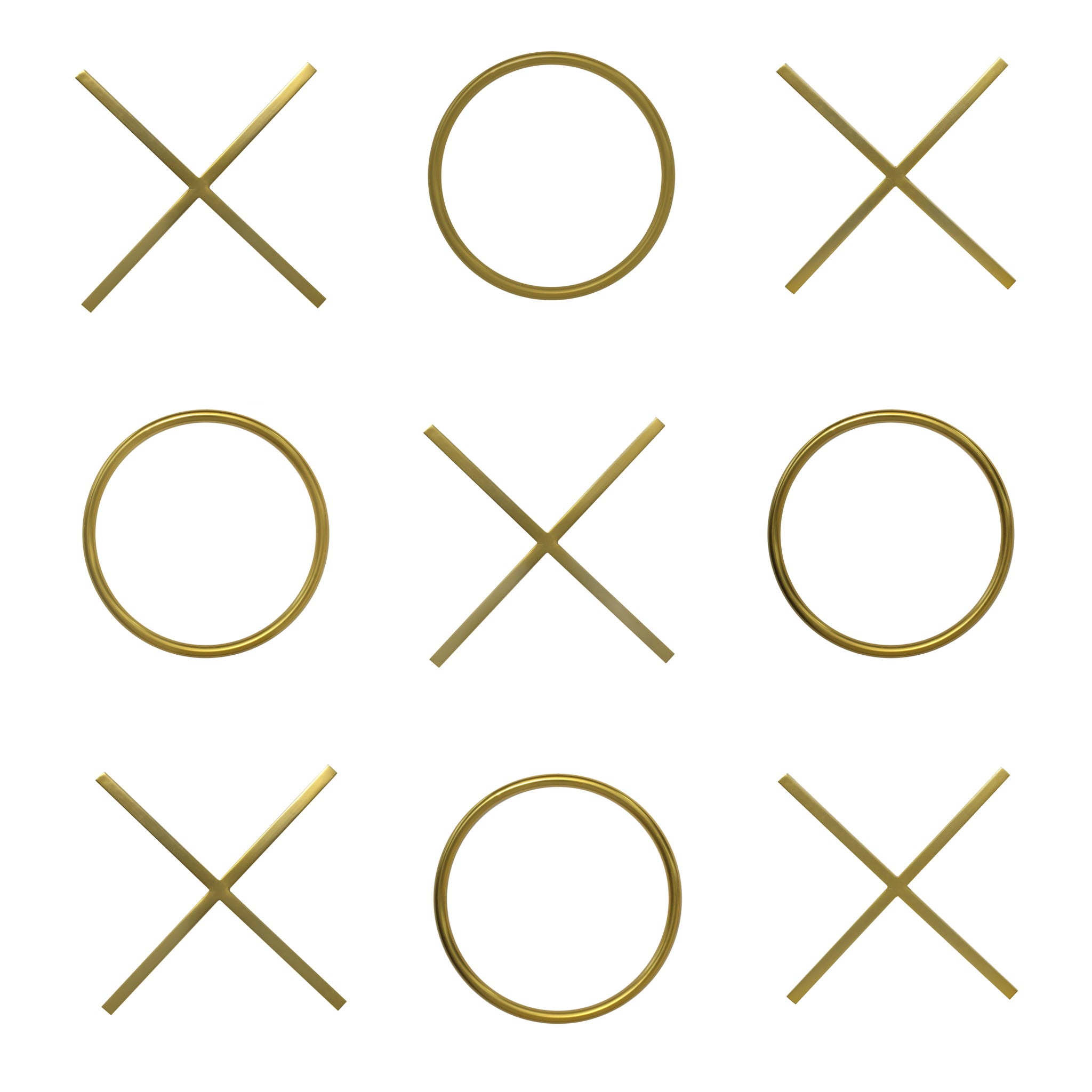 XOXO - Steel Wall Decor - Yellow - Urban Living Furniture (Los Angeles, CA)
