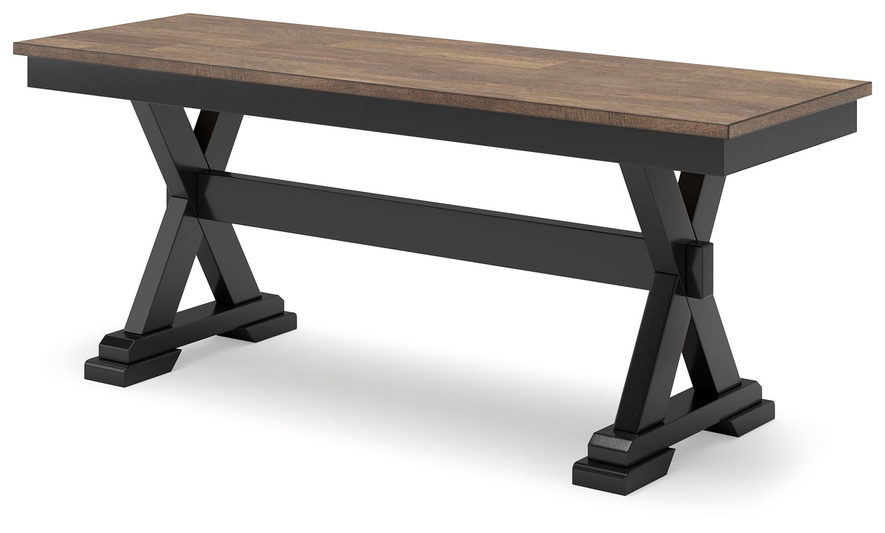 Wildenauer - Brown / Black - Large Dining Room Bench - Urban Living Furniture (Los Angeles, CA)