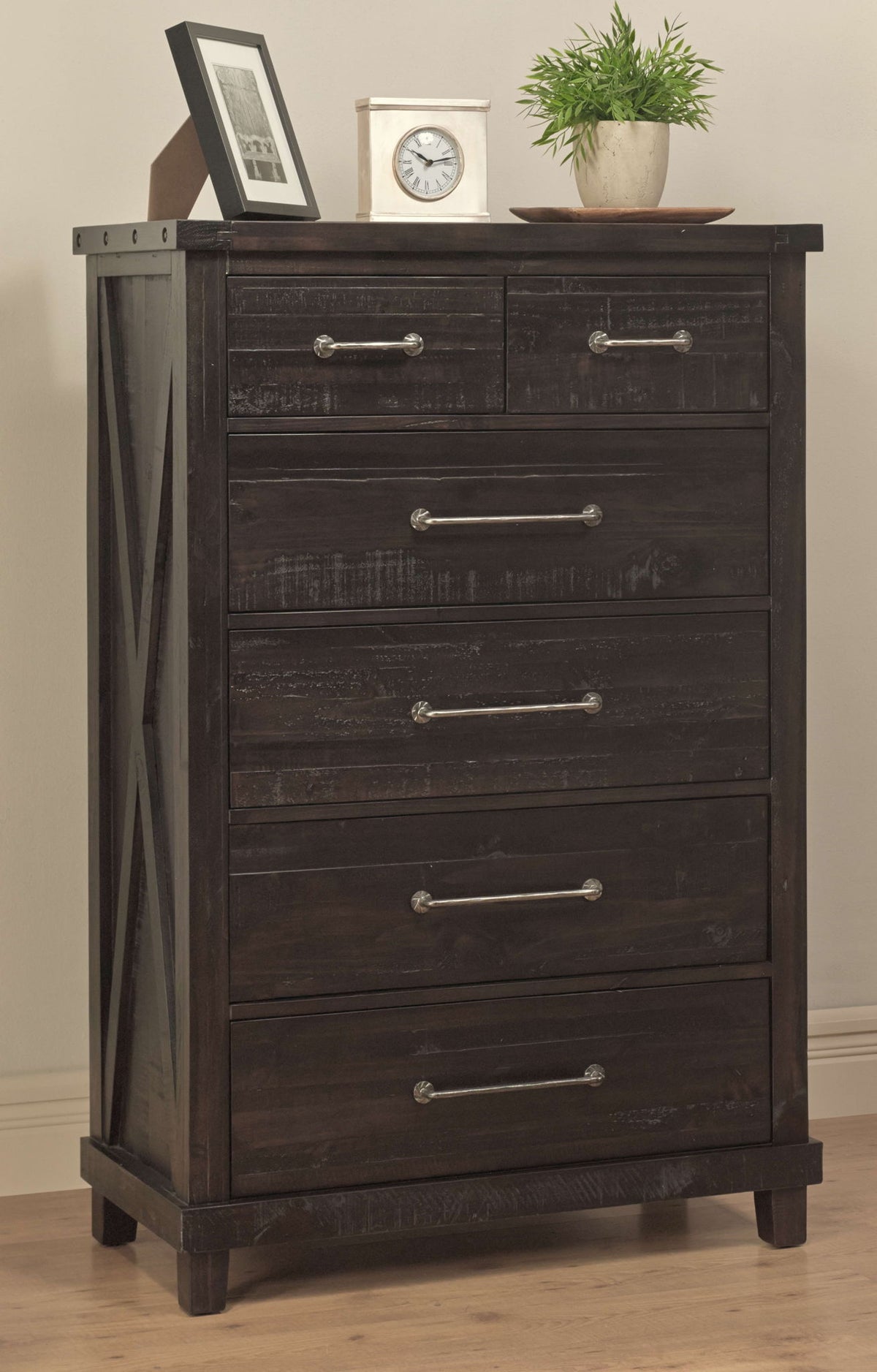 Yosemite - Solid Wood Chest - Cafe (2024)