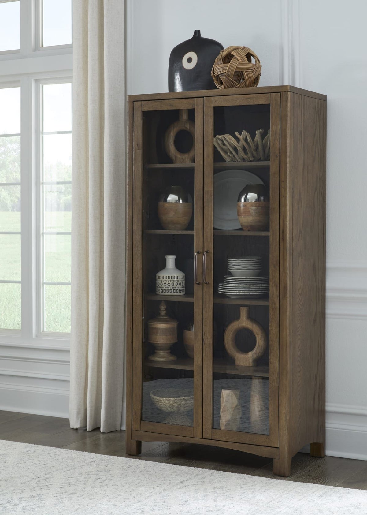 Arden - Curio Cabinet - Tavern Brown