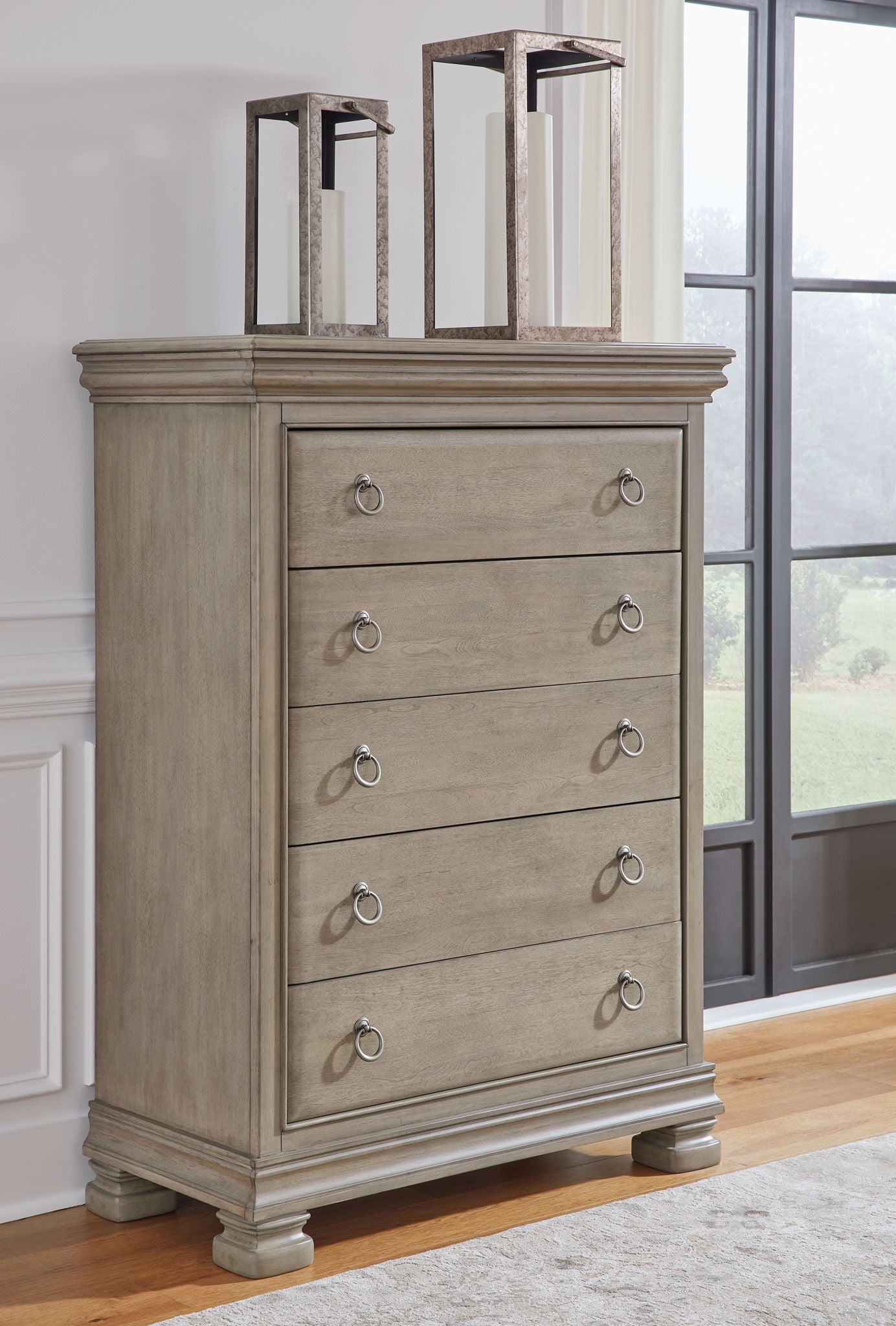 Lexorne - Gray - Five Drawer Chest - Urban Living Furniture (Los Angeles, CA)