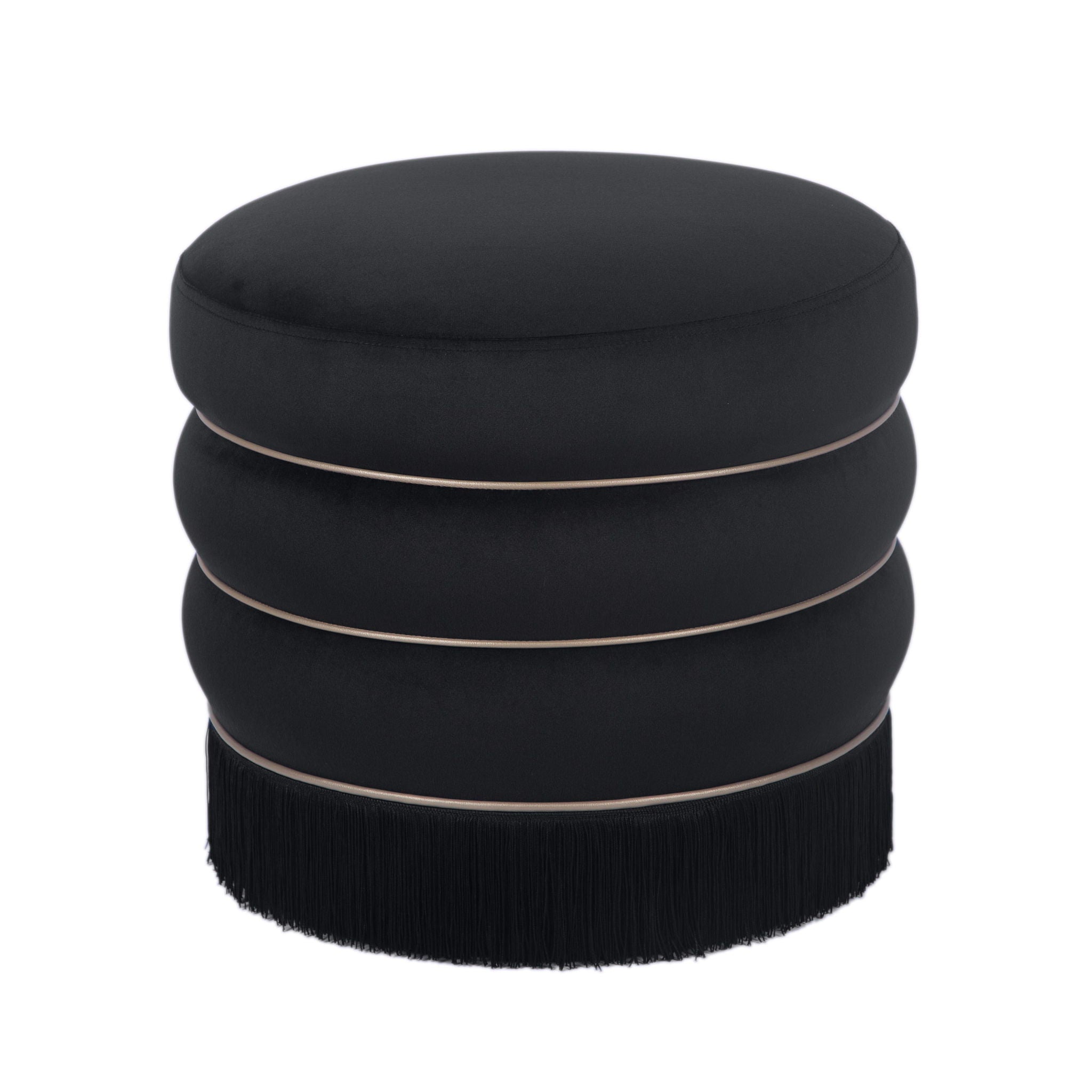 Lakka - Velvet Ottoman - Urban Living Furniture (Los Angeles, CA)