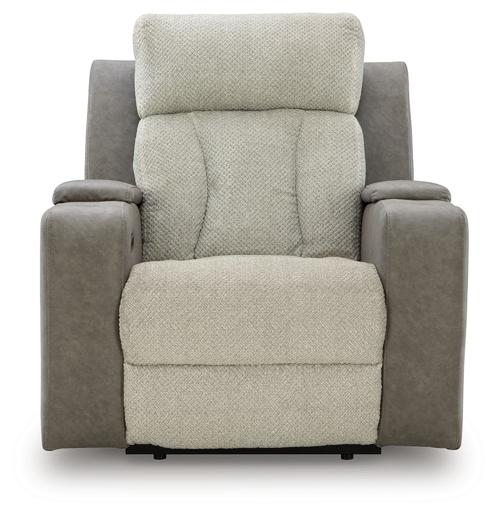 WhipLash - Sisal - Power Recliner With Adj Headrest - Urban Living Furniture (Los Angeles, CA)