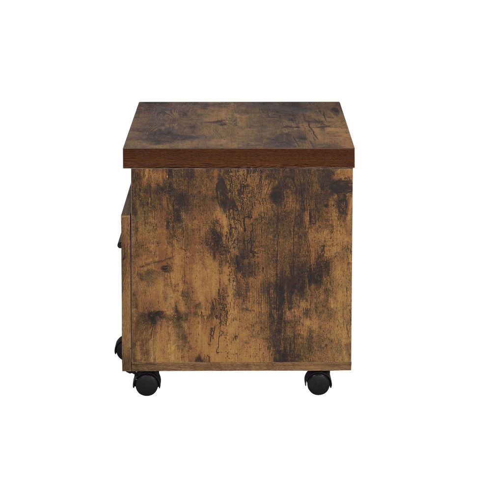 Bob - File Cabinet - Weathered Oak & Black - Urban Living Furniture (Los Angeles, CA)