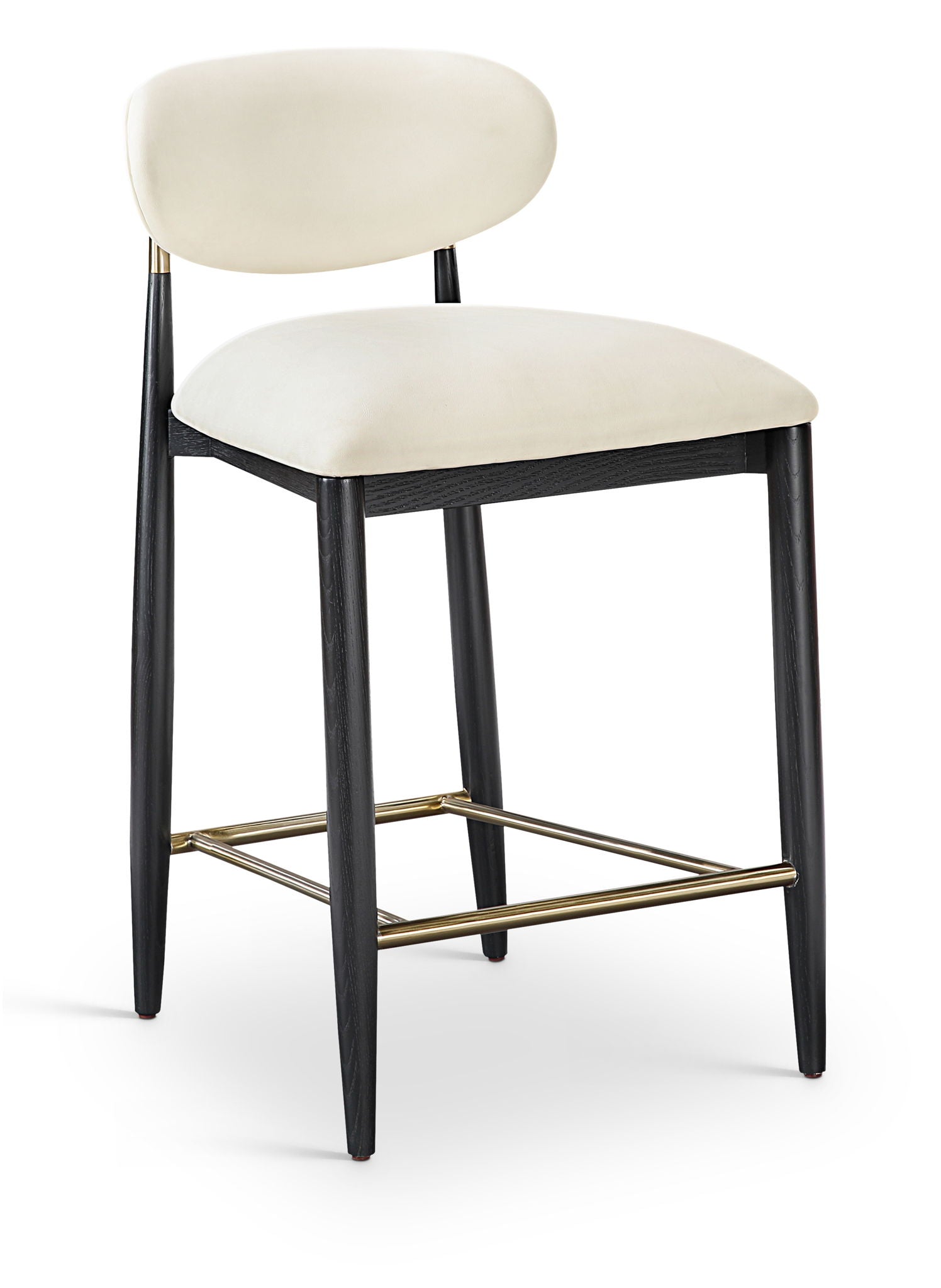 Riccio - Stool - Black And Gold Frame - Urban Living Furniture (Los Angeles, CA)