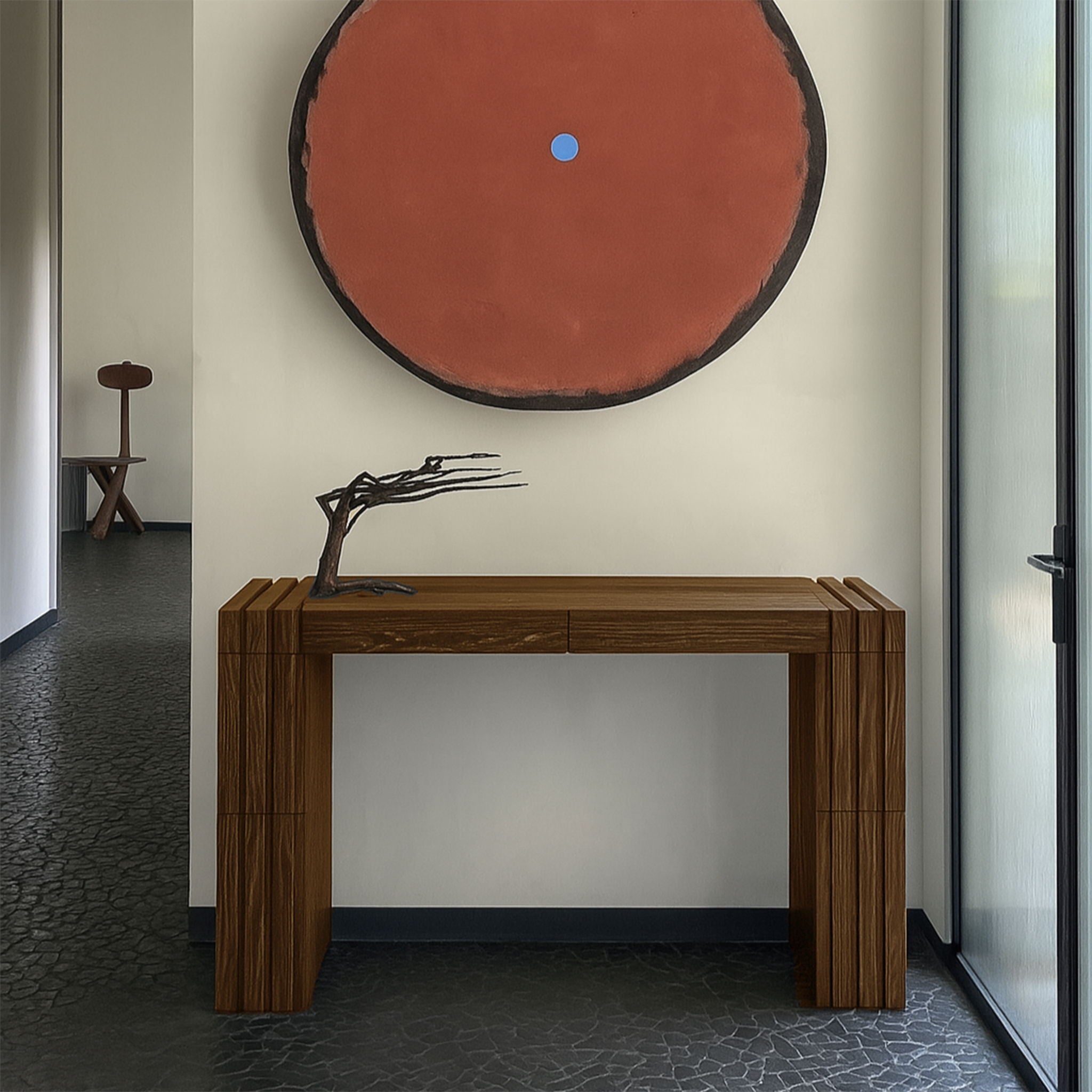 Stanton - Oak Veneer And Solid Wood Table - Urban Living Furniture (Los Angeles, CA)