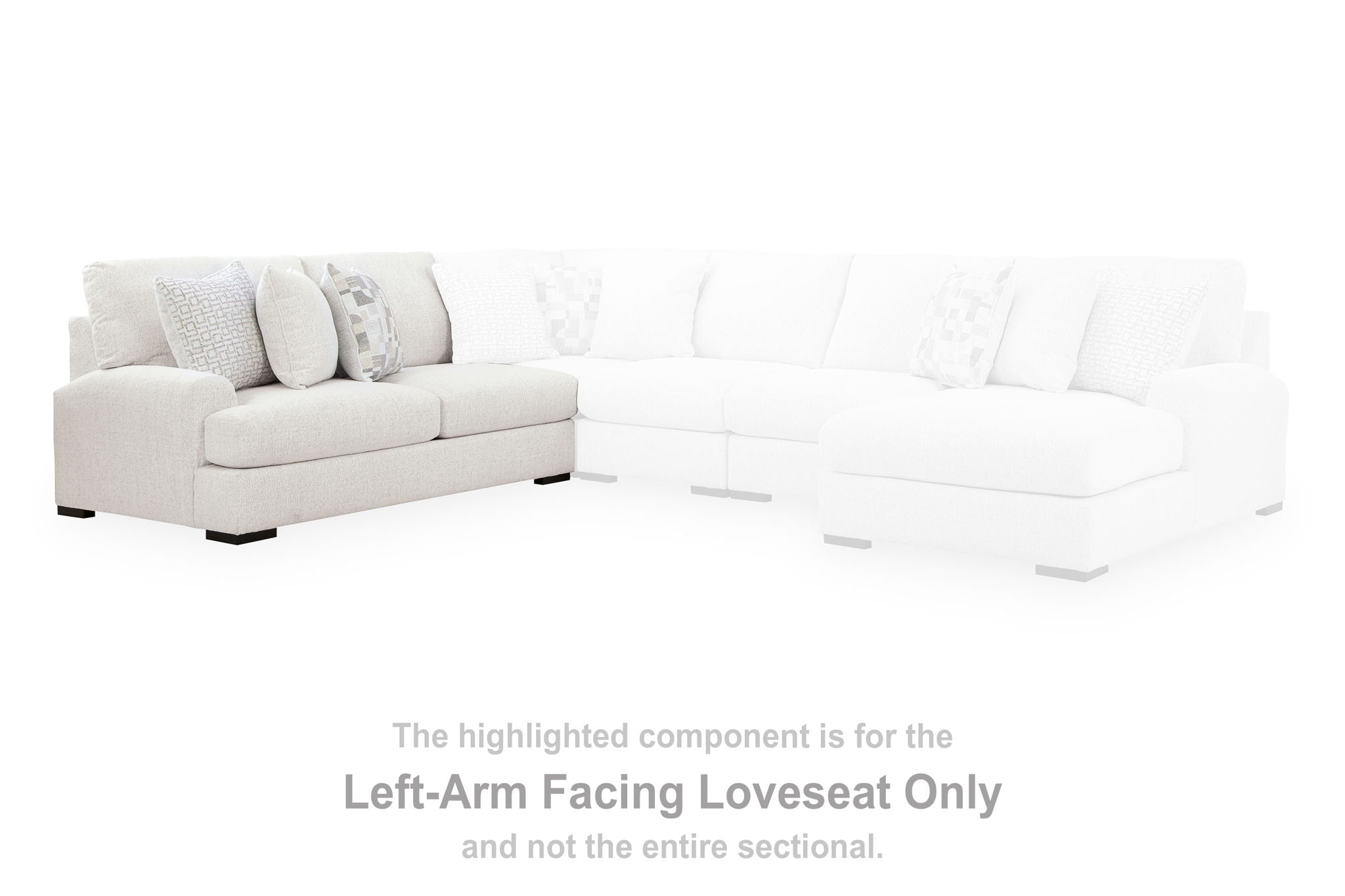 Misty-Lakes - LAF Loveseat - Chalk - Urban Living Furniture (Los Angeles, CA)