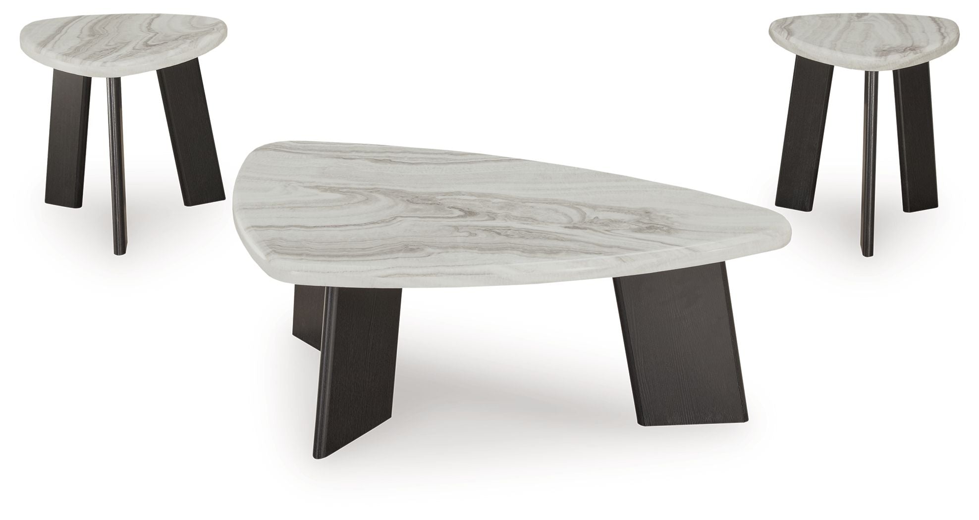 Lilyberg - Occasional Table Set (Set of 3) - Gray / Black - Urban Living Furniture (Los Angeles, CA)