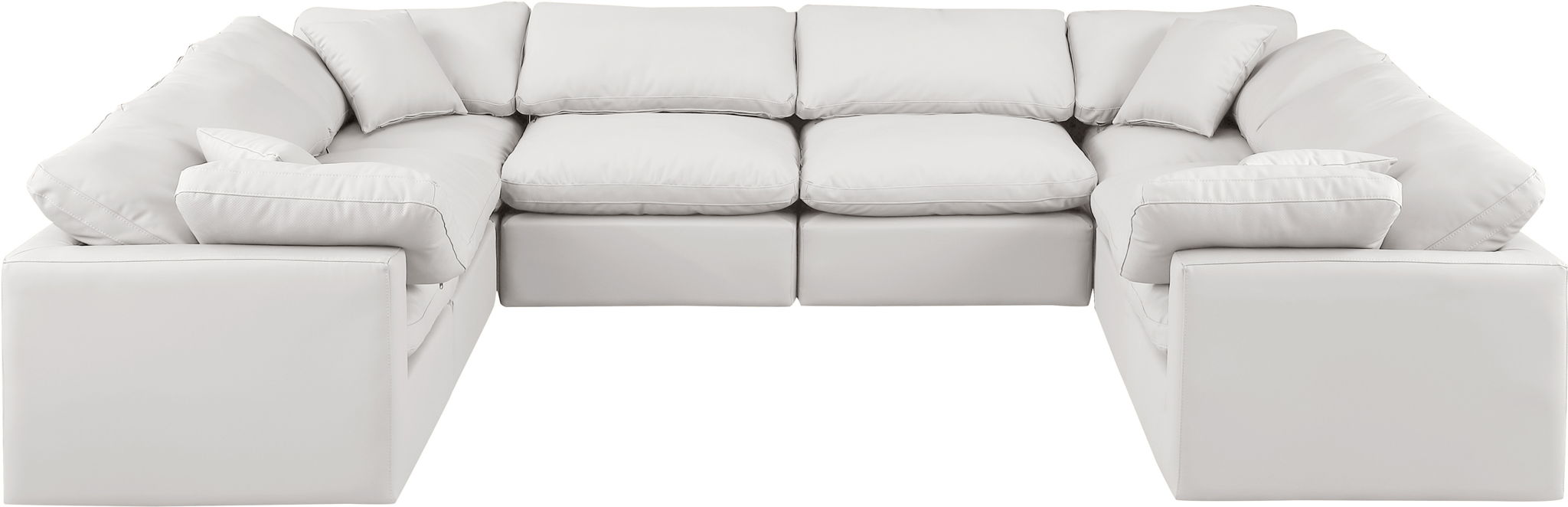 Indulge - Faux Leather 8 Piece Modular Sectional - Urban Living Furniture (Los Angeles, CA)