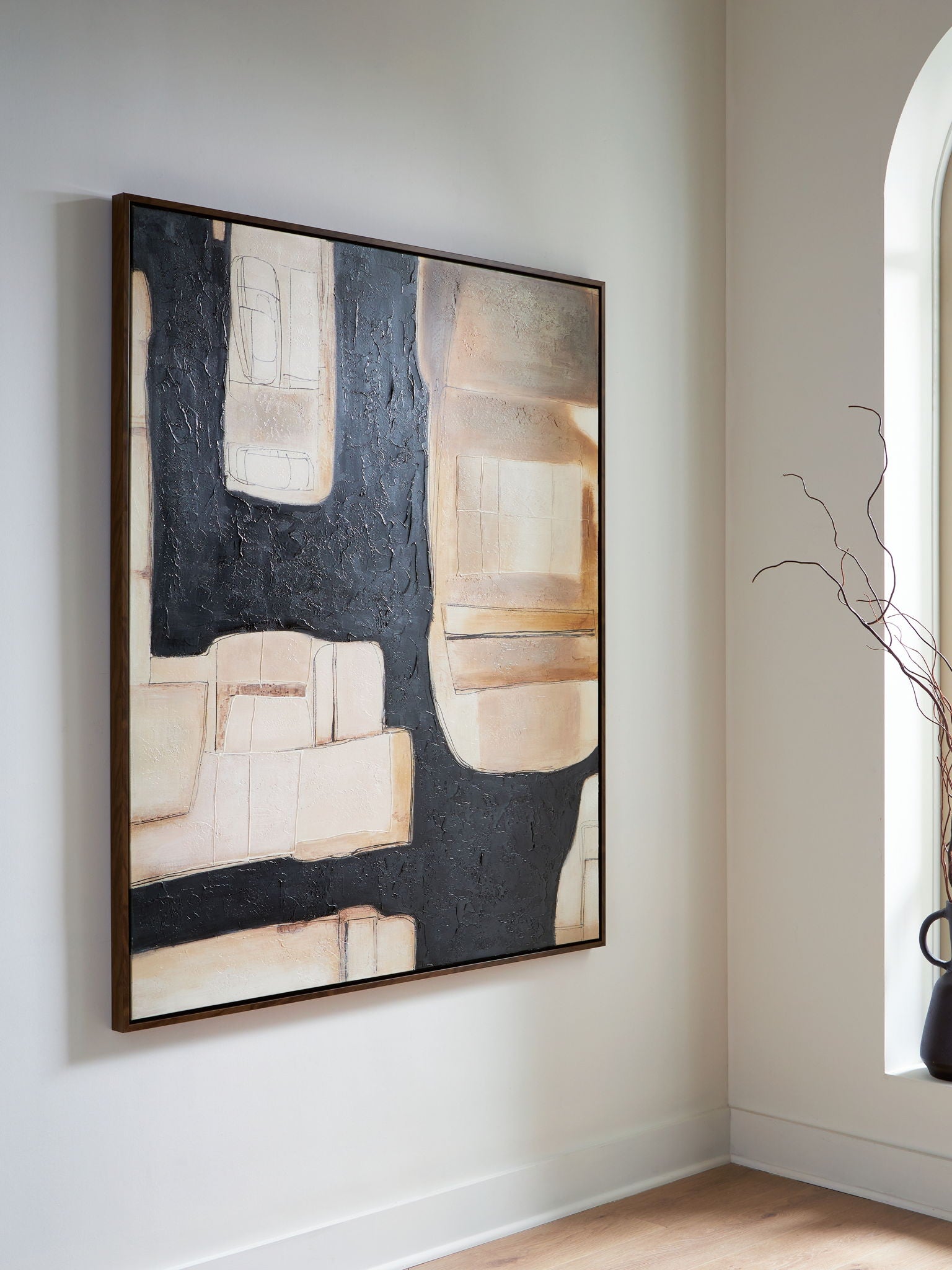 Feyville - Wall Art - Black / Brown / Cream - Urban Living Furniture (Los Angeles, CA)