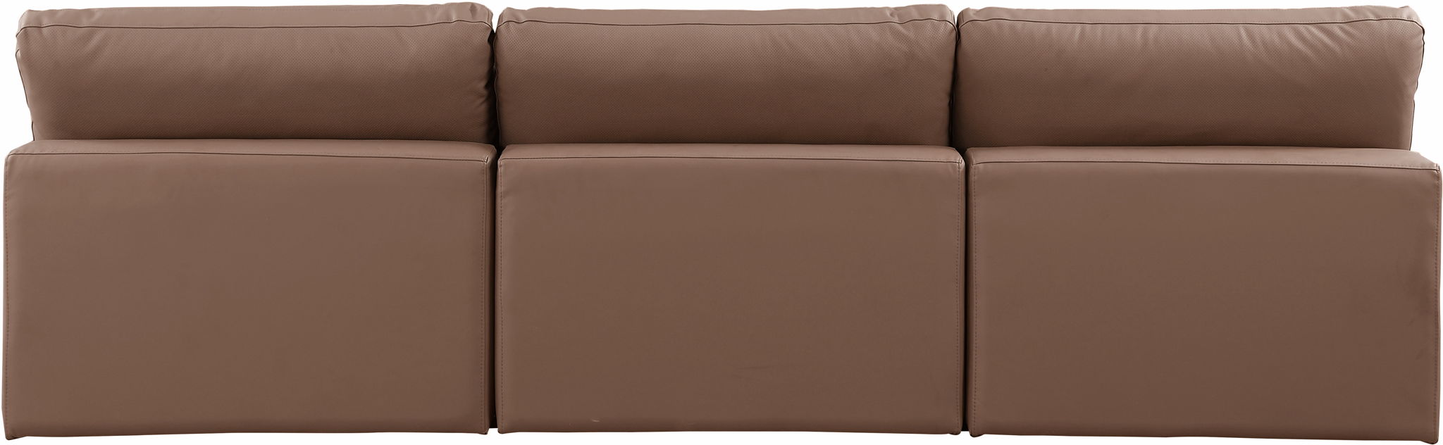 Comfy - Faux Leather Modular Armless Sofa 3 Seats - Urban Living Furniture (Los Angeles, CA)
