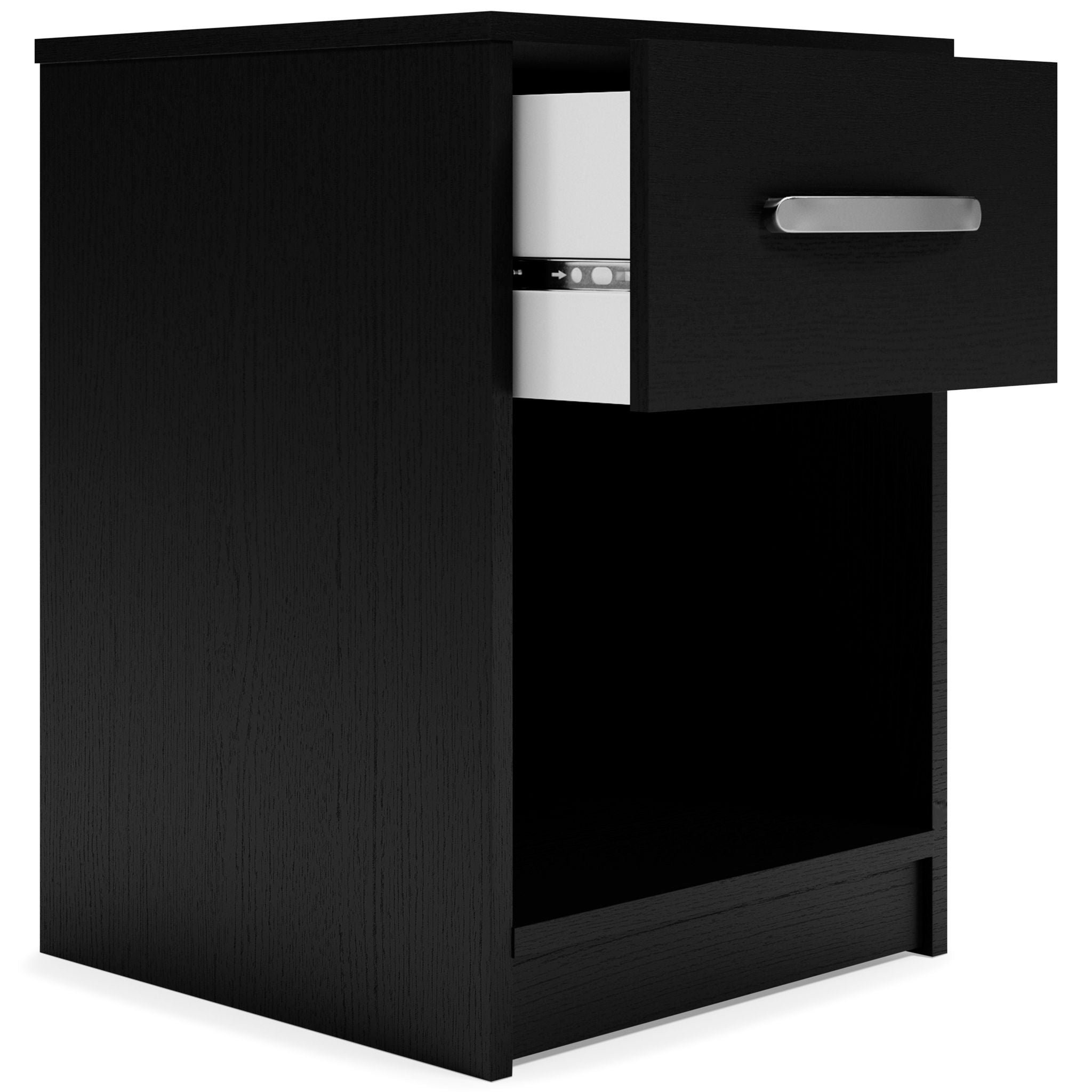 Finch - Black - One Drawer Night Stand - 23" Height - Urban Living Furniture (Los Angeles, CA)