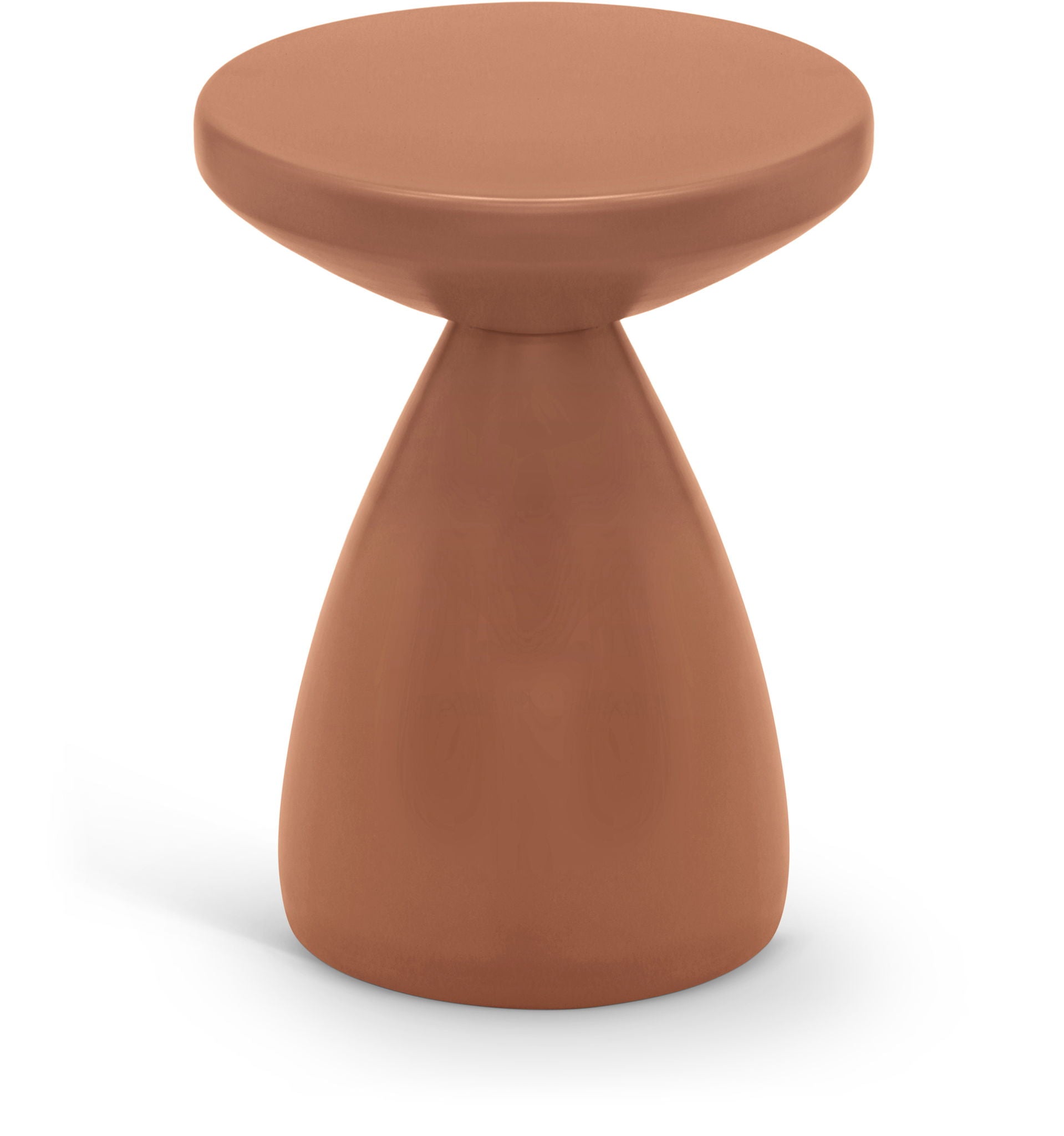 Anika - Iron End Table - Terracotta - Urban Living Furniture (Los Angeles, CA)