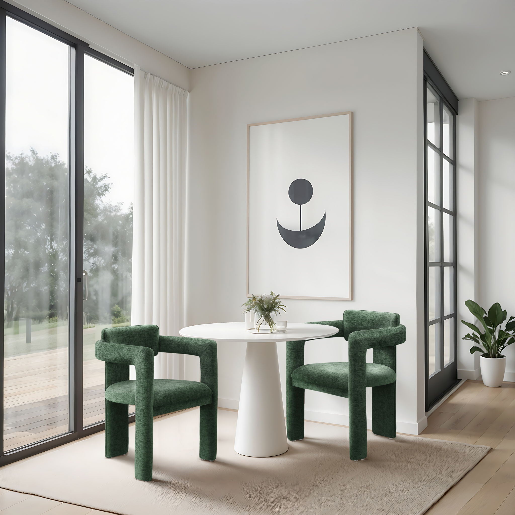 Brenda - Chenille Dining Chair (Set of 2) - Urban Living Furniture (Los Angeles, CA)