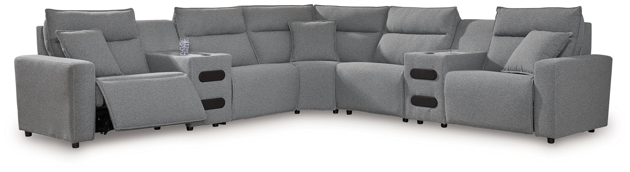 ModMax II - Salt And Pepper - Reclining Sectional - Urban Living Furniture (Los Angeles, CA)