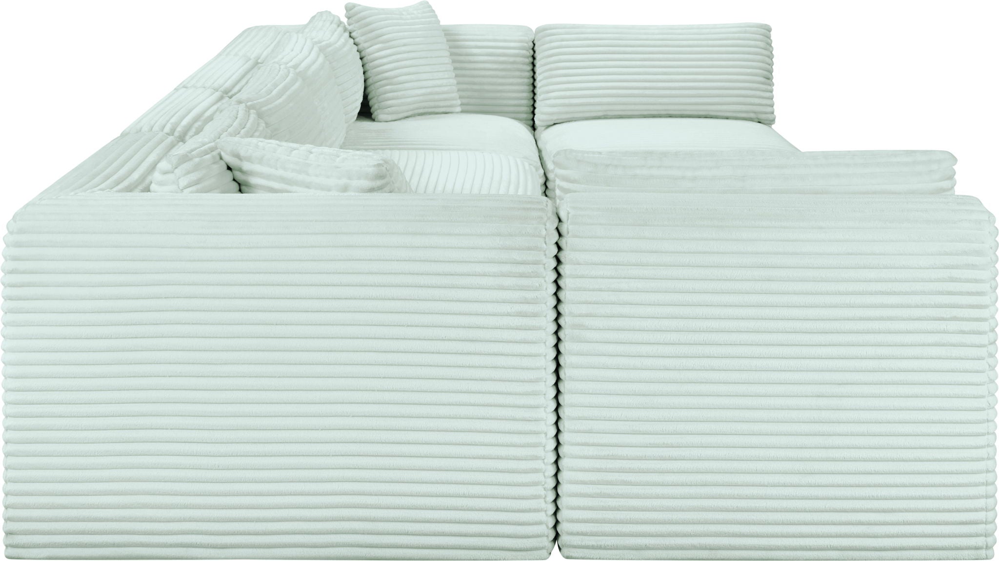 Shaggy - 6 Piece Modular U-Shaped Armless Sectional - Urban Living Furniture (Los Angeles, CA)
