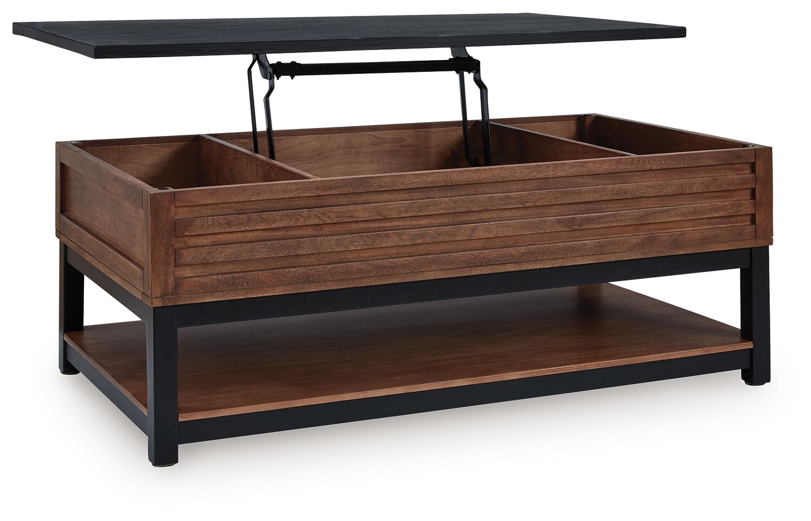 Kallari - Warm Brown / Black - Lift Top Cocktail Table - Urban Living Furniture (Los Angeles, CA)