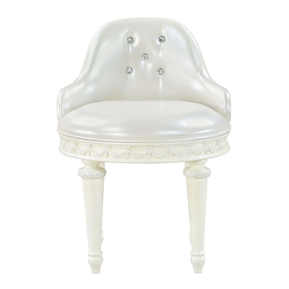 Dorothy - Vanity Chair With Swivel - Ivory - Urban Living Furniture (Los Angeles, CA)