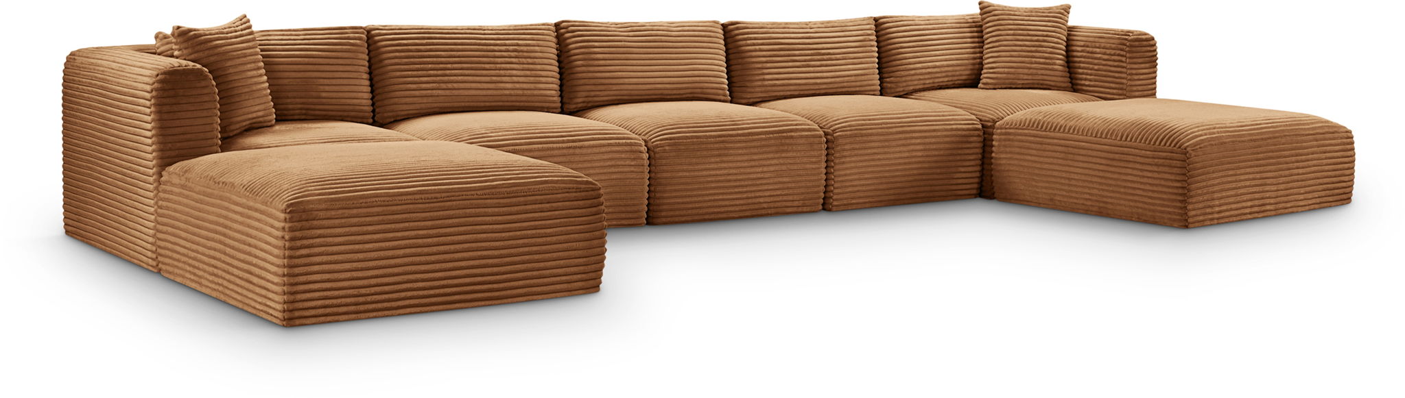 Shaggy - Fabric 7 Piece Modular Sectional With 2 Ottomans - Urban Living Furniture (Los Angeles, CA)