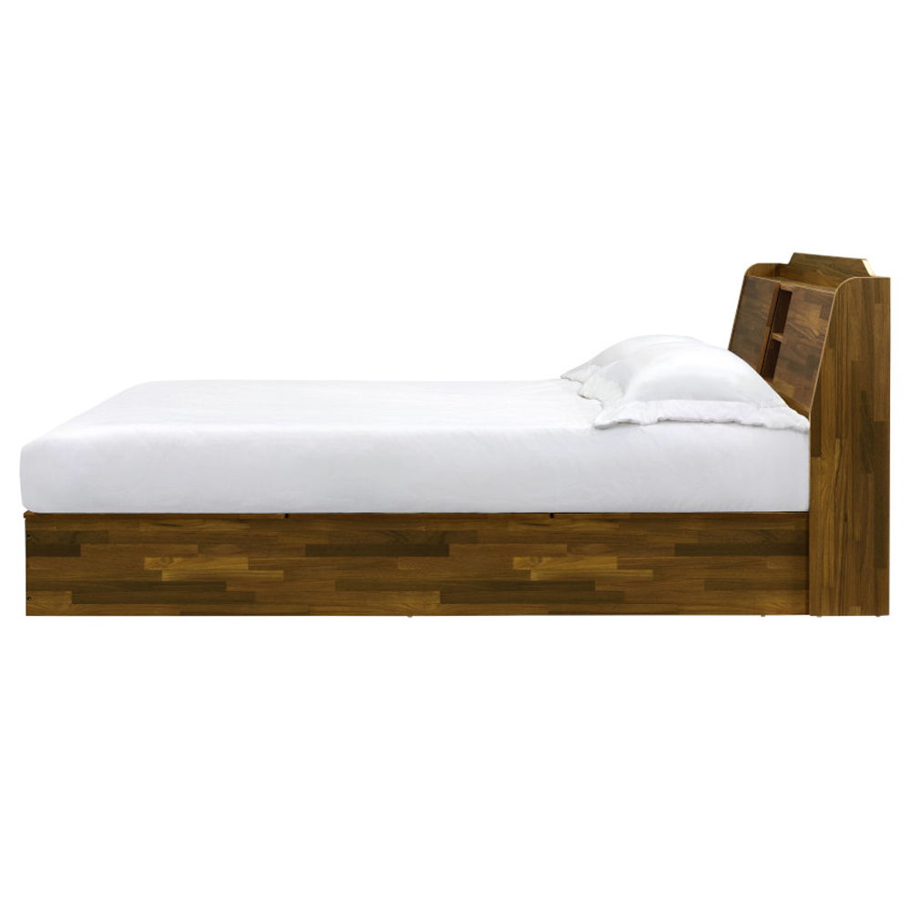 Hestia - Queen Bed With Storage - Walnut - Urban Living Furniture (Los Angeles, CA)