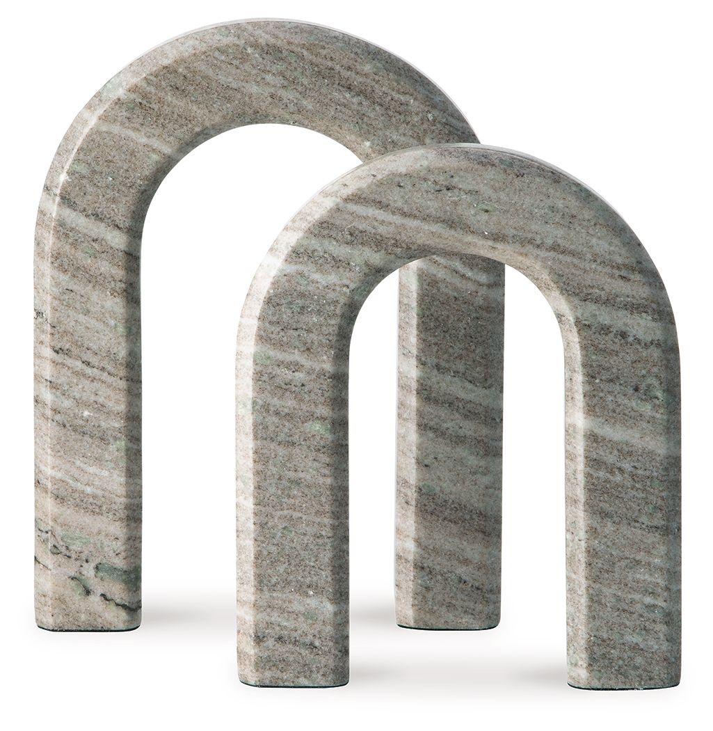 Keithton - Taupe - Sculpture Set (Set of 2) - Urban Living Furniture (Los Angeles, CA)