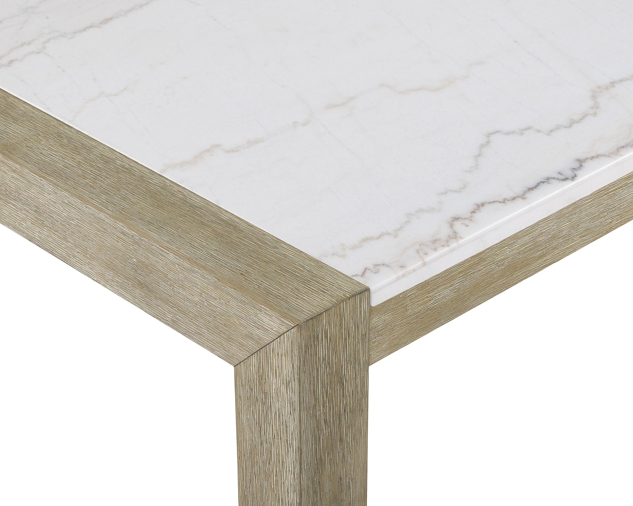 Dune - Genuine Marble Dining Table - White - Urban Living Furniture (Los Angeles, CA)
