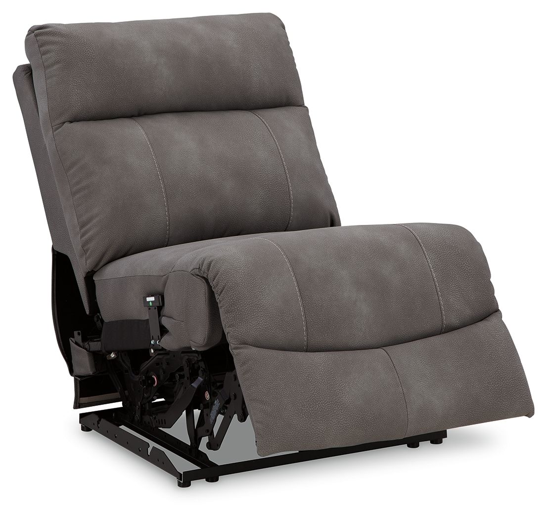Next-gen Durapella - Slate - Power Armless Recliner With Adj Headrest - Urban Living Furniture (Los Angeles, CA)