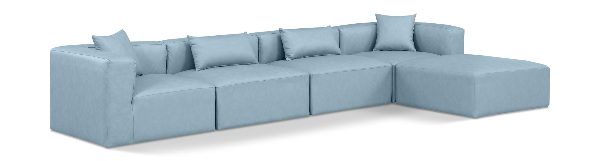 Cube - 5 Piece Modular Sectional With Chaise - Urban Living Furniture (Los Angeles, CA)